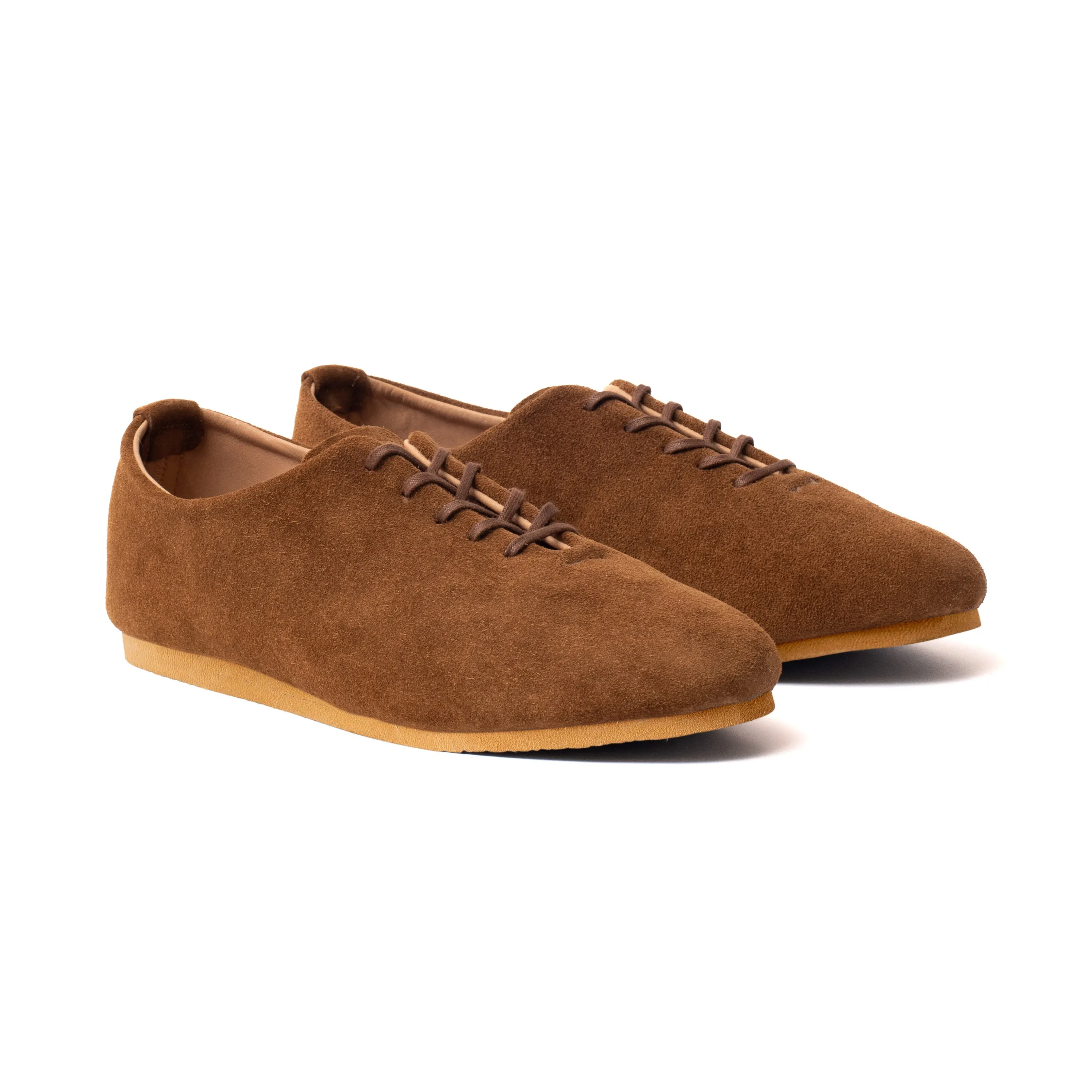 Regent Wholecut Shoe - Snuff Janus Calf Suede sold by Crown Northampton product image thumbnail 4