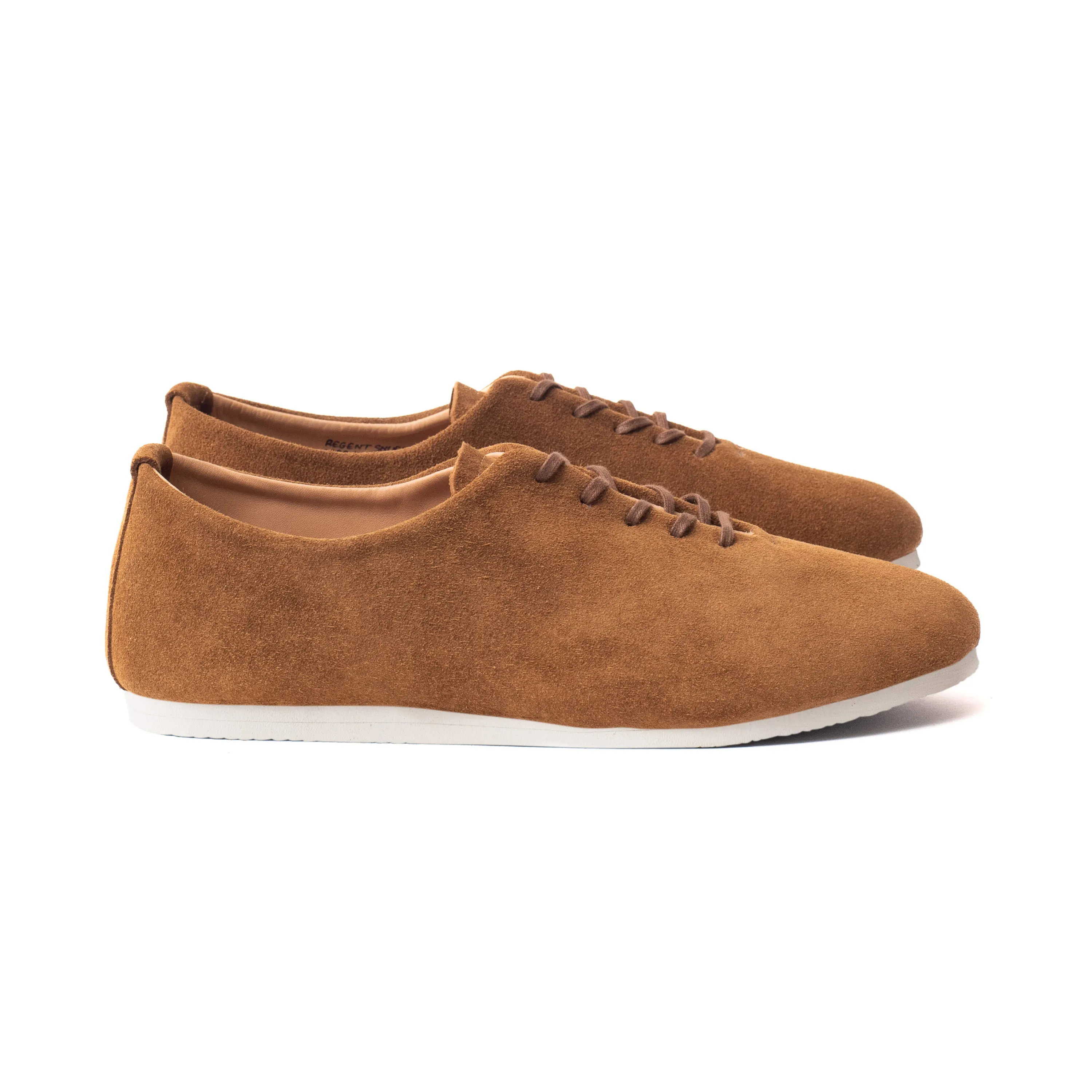 Regent Wholecut Shoe - Snuff Janus Calf Suede sold by Crown Northampton product image thumbnail 2