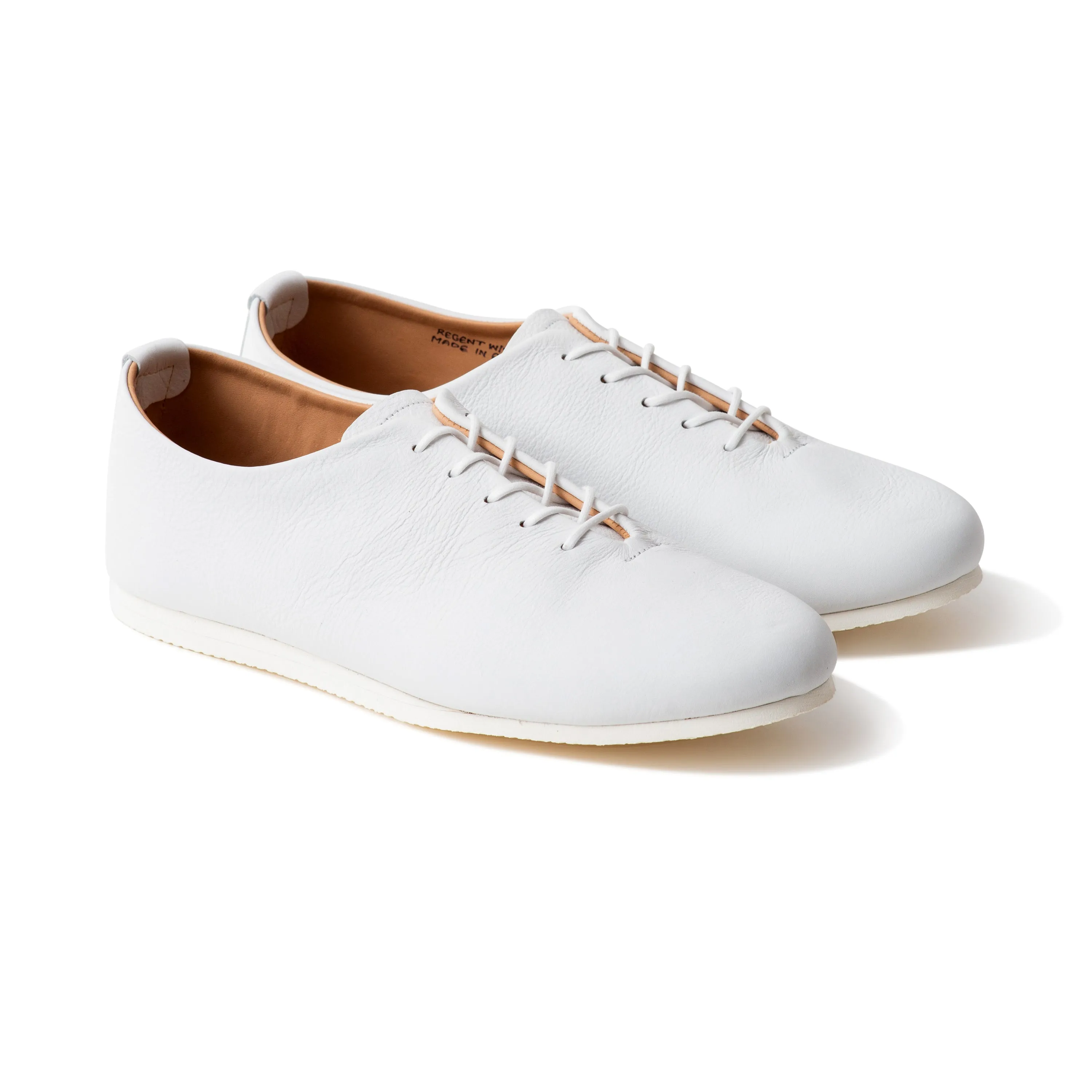 Regent Wholecut Shoe - White Calf sold by Crown Northampton product image thumbnail 4