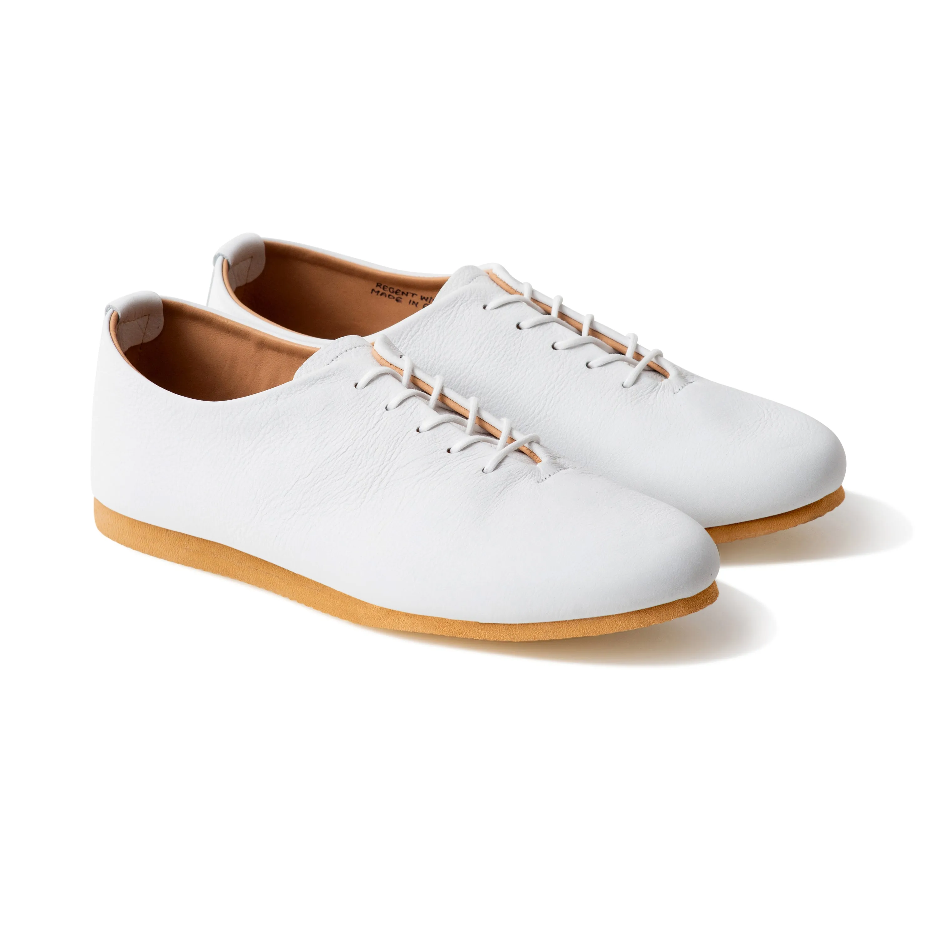 Regent Wholecut Shoe - White Calf sold by Crown Northampton product image thumbnail 5