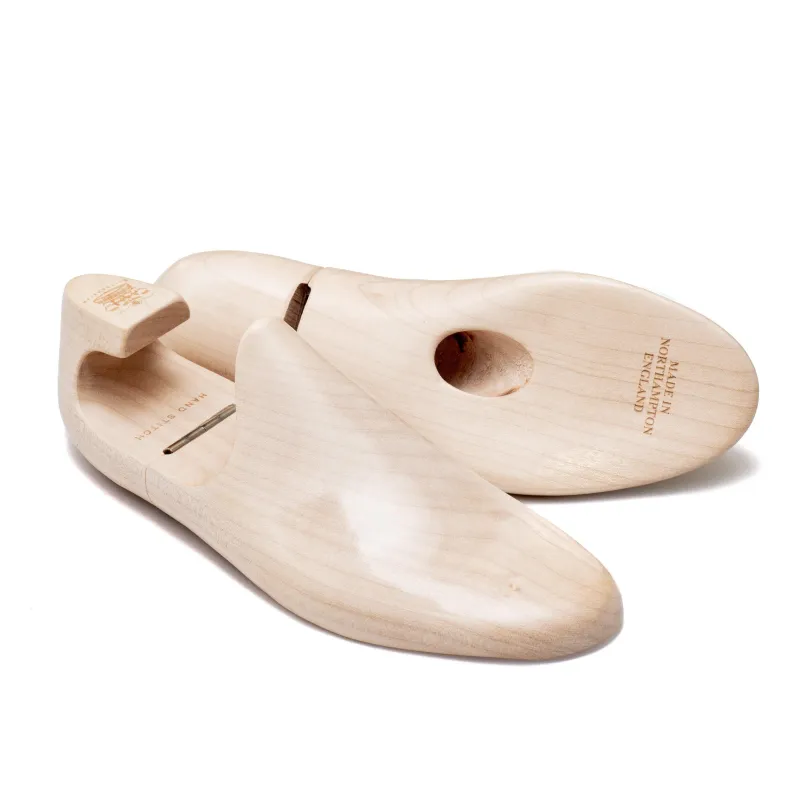 Hand Stitch Sneaker Shoe Trees - Natural Maple Wood sold by Crown Northampton