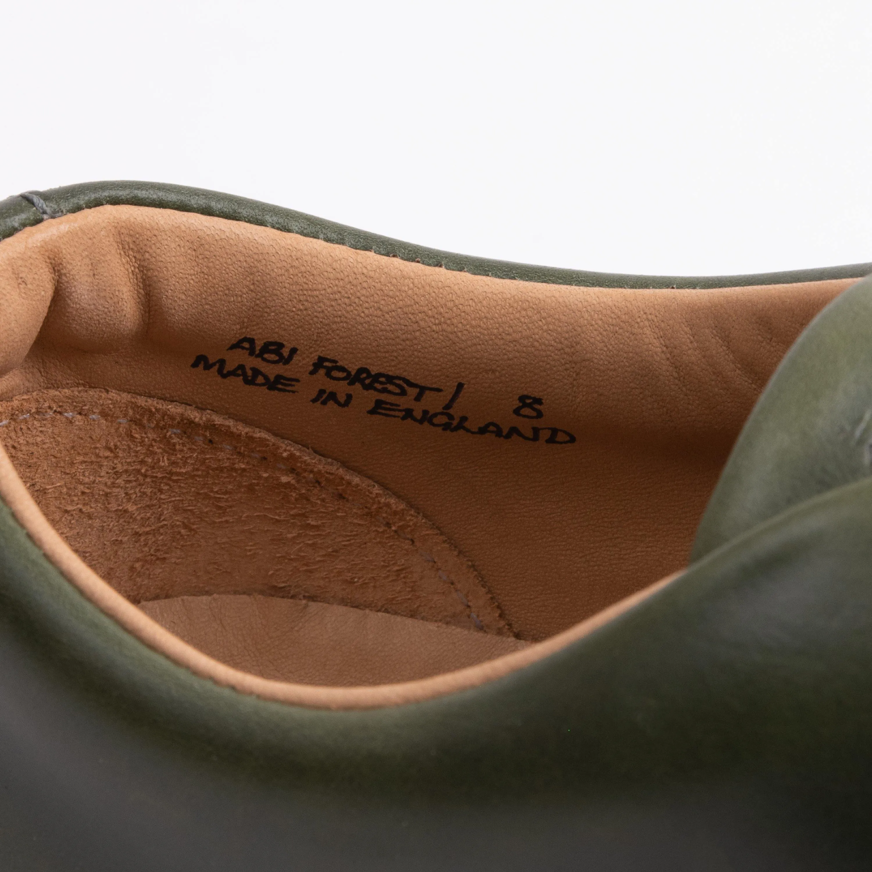 Abington Toe Cap - Horween Forest Green Chromexcel sold by Crown Northampton product image thumbnail 4