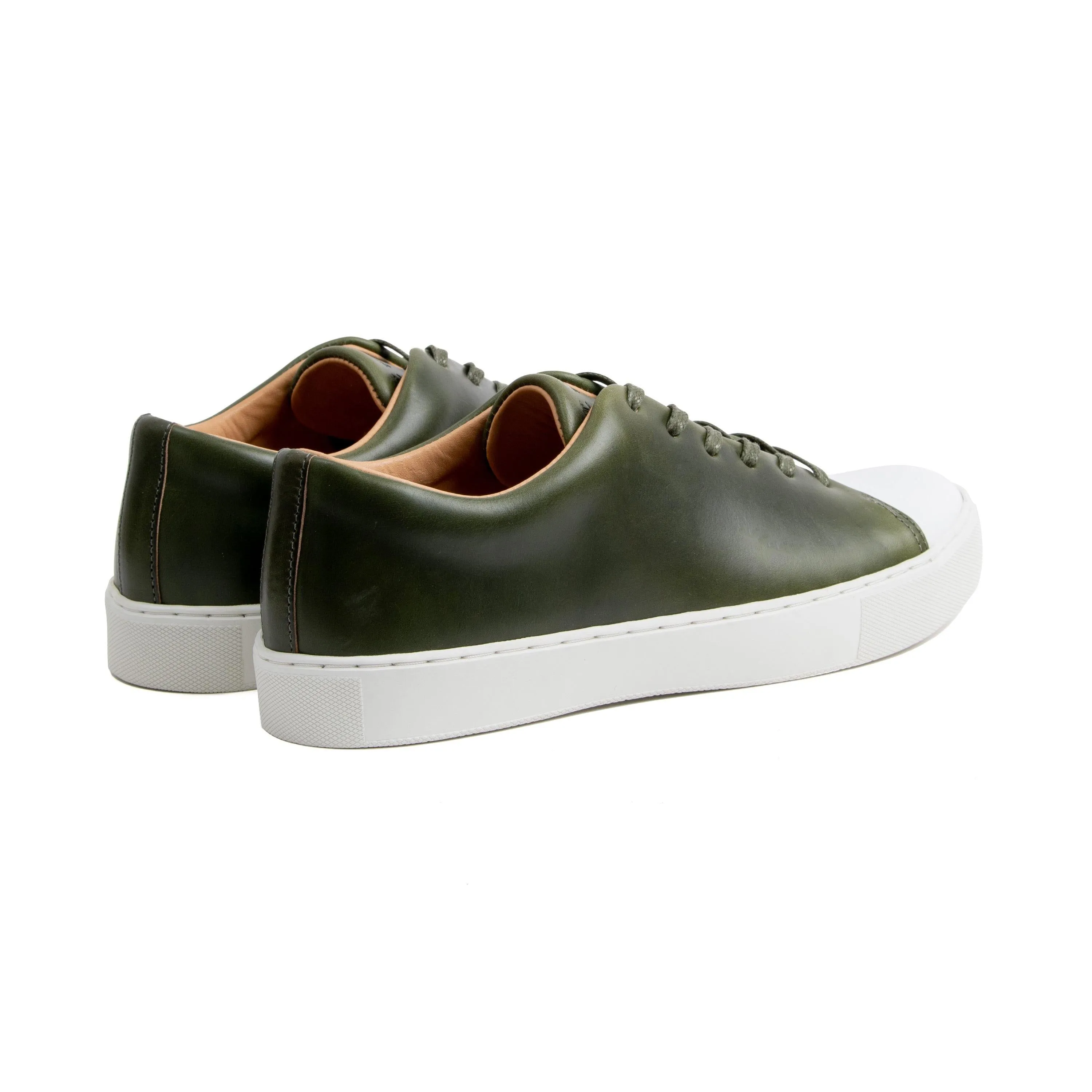 Abington Toe Cap - Horween Forest Green Chromexcel sold by Crown Northampton product image thumbnail 3