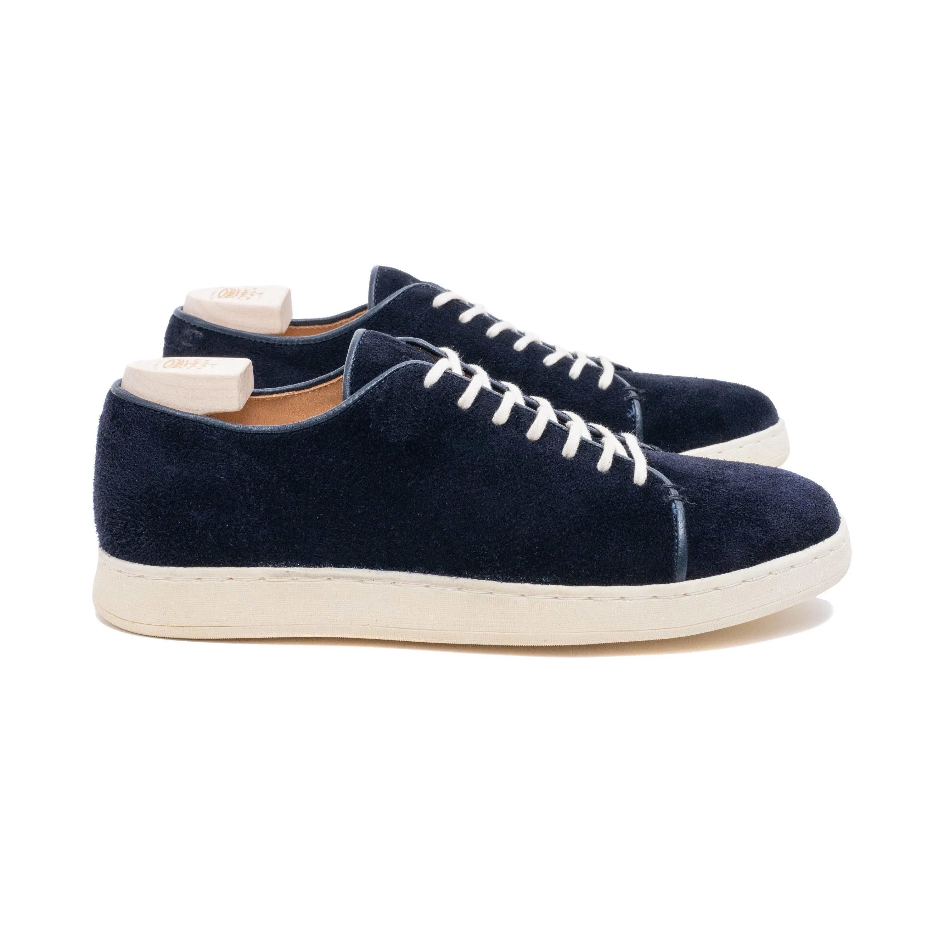 Harlestone Derby - Navy Scottish Deer Suede sold by Crown Northampton