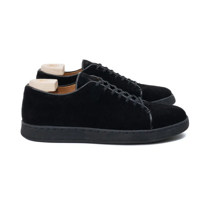 Harlestone Derby - Black Scottish Deer Suede sold by Crown Northampton