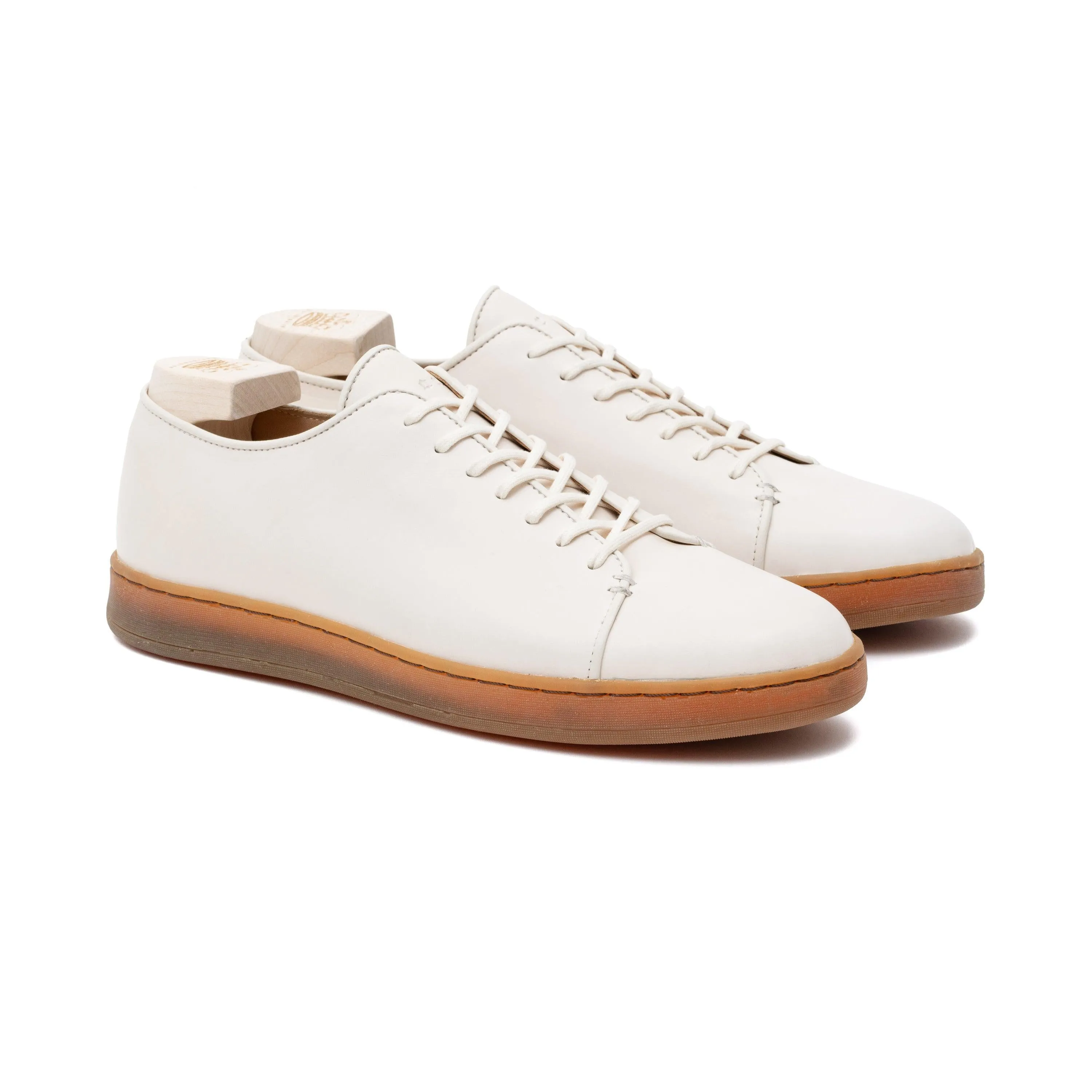 Harlestone Derby - Off White Veg Tan Calf sold by Crown Northampton product image thumbnail 5