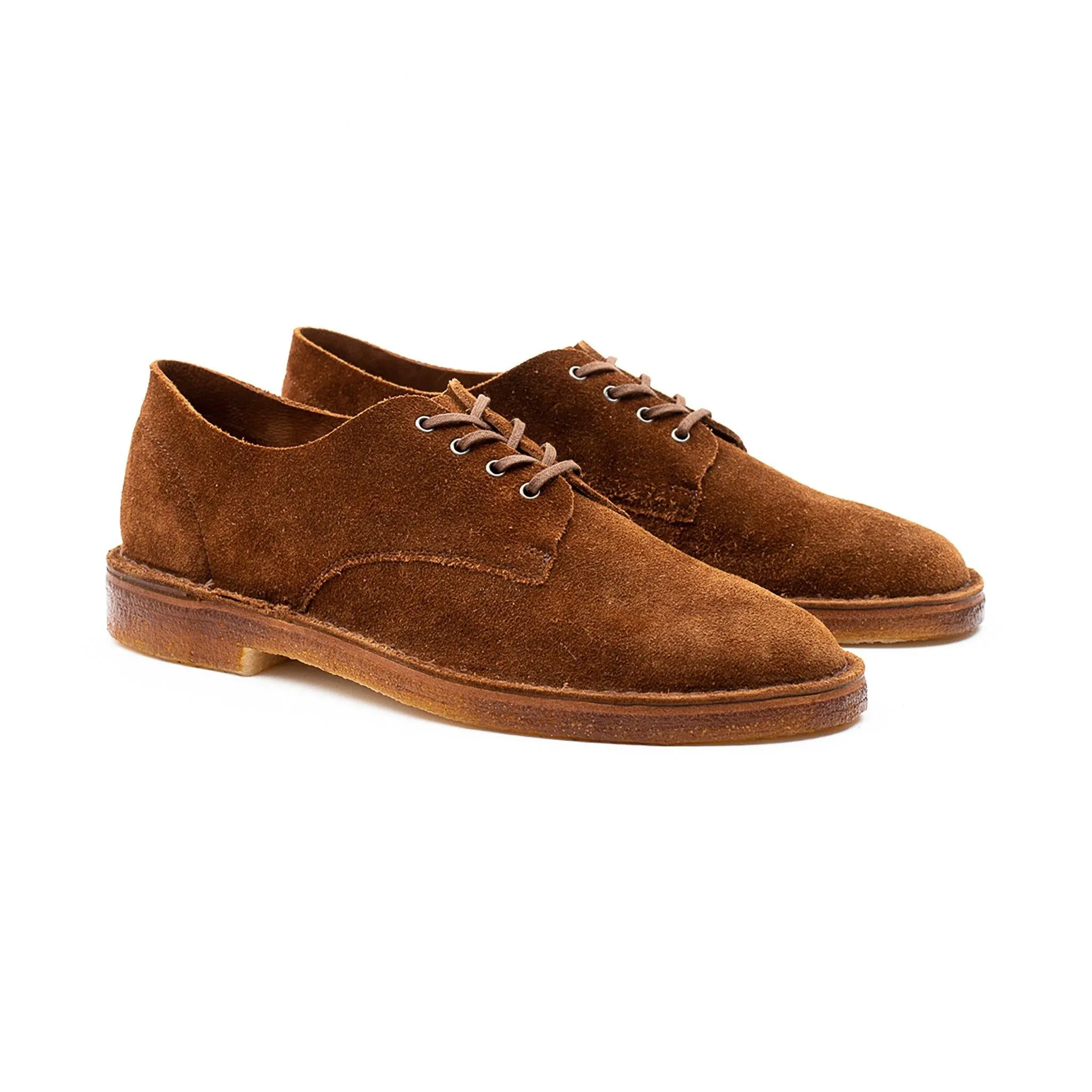 Grove Desert Shoe - Snuff Janus Calf Suede sold by Crown Northampton