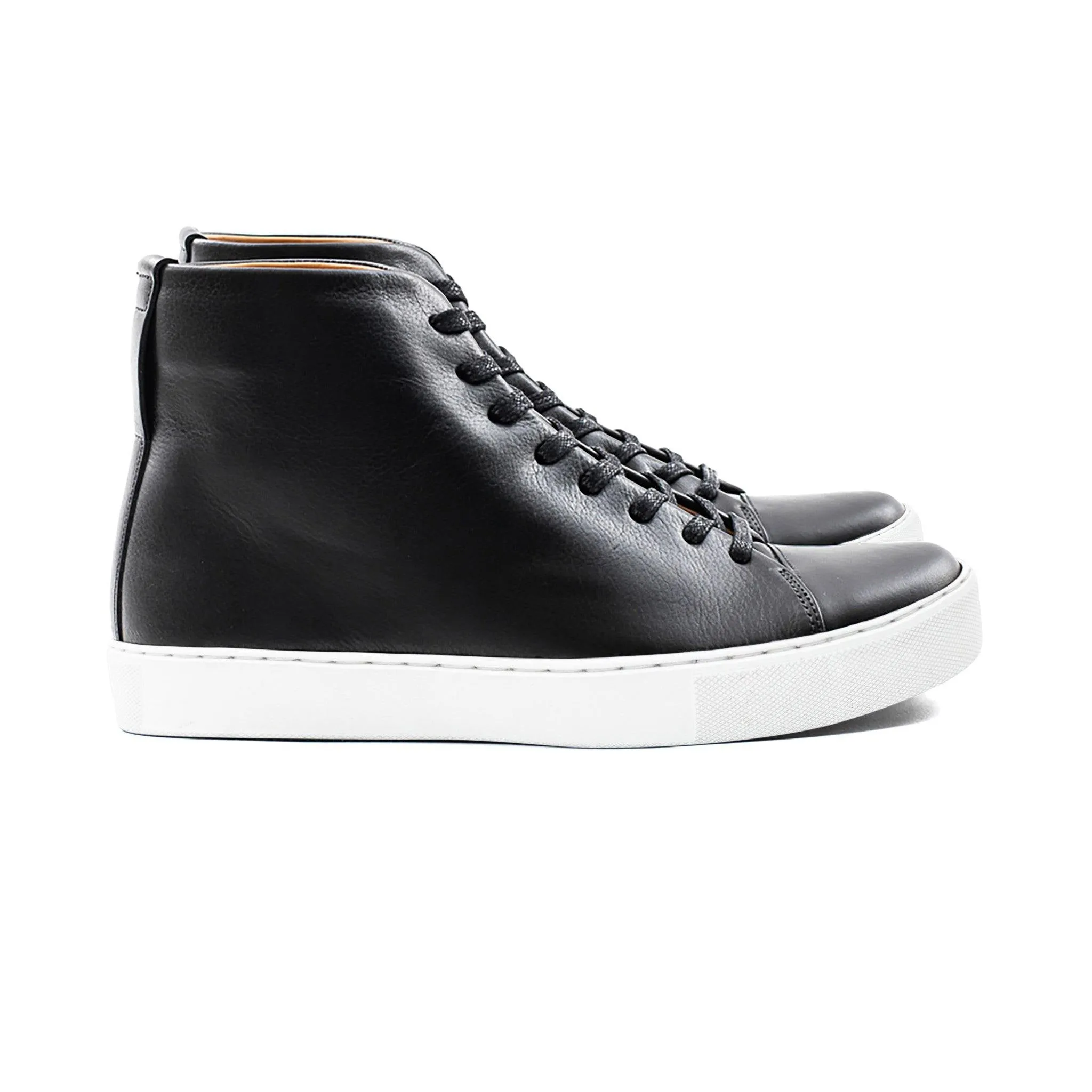 Abington Hi Toe Cap - All Black Calf sold by Crown Northampton product image thumbnail 3