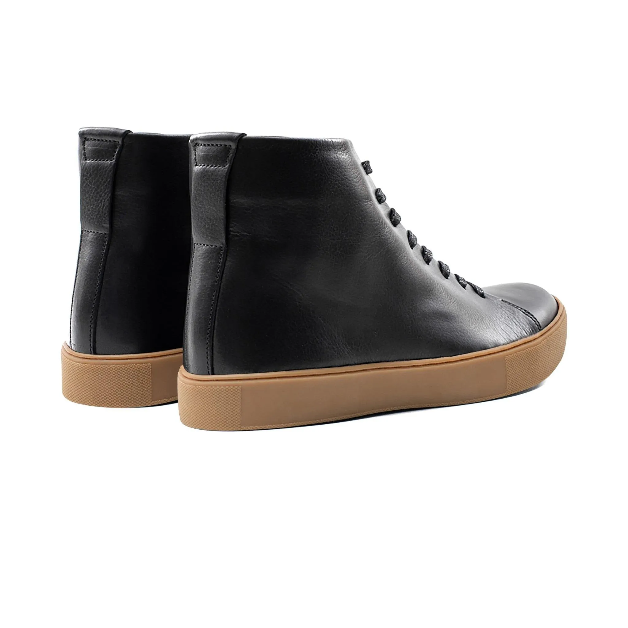 Abington Hi Toe Cap - All Black Calf sold by Crown Northampton product image thumbnail 5