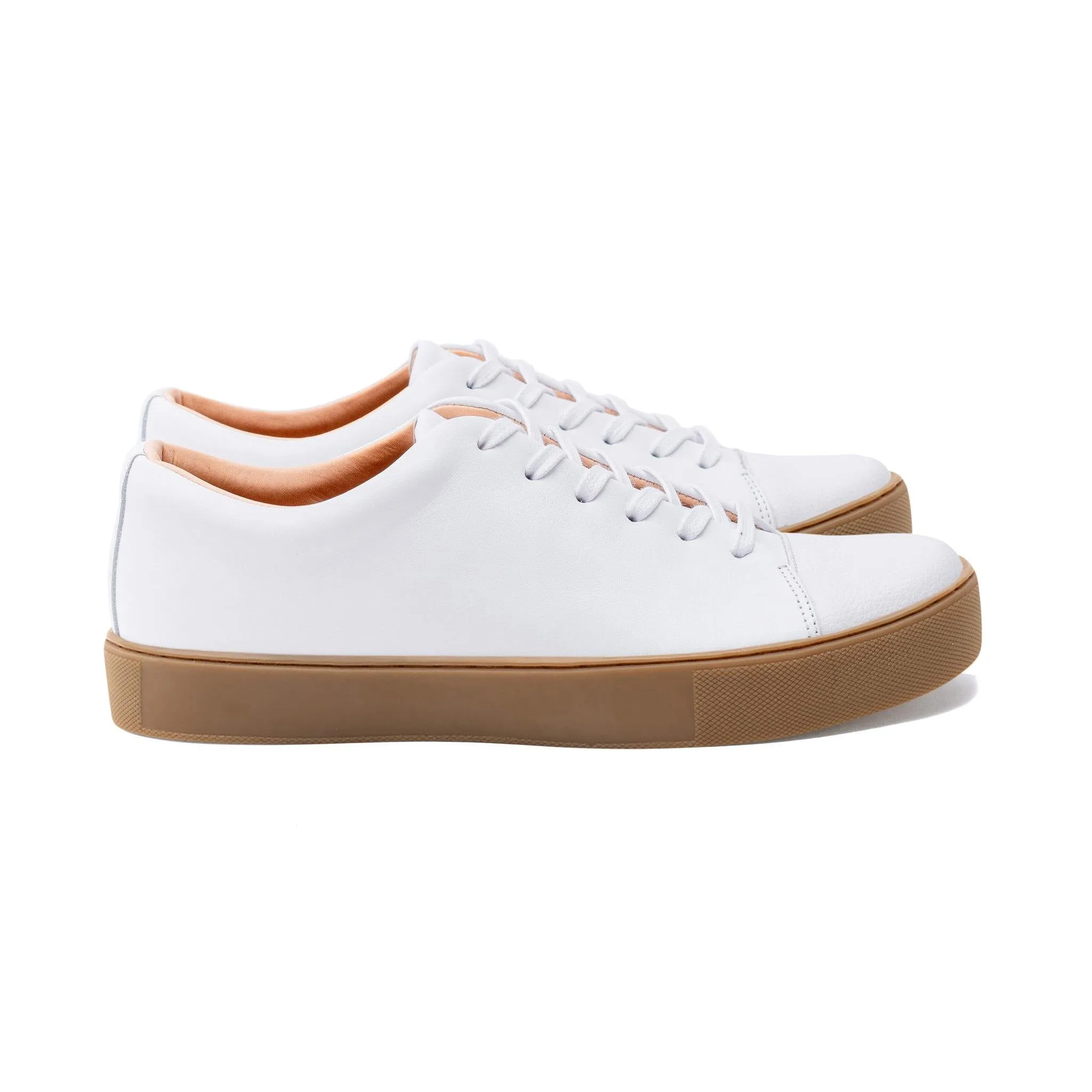 Abington Toe Cap - All White Calf sold by Crown Northampton product image thumbnail 2