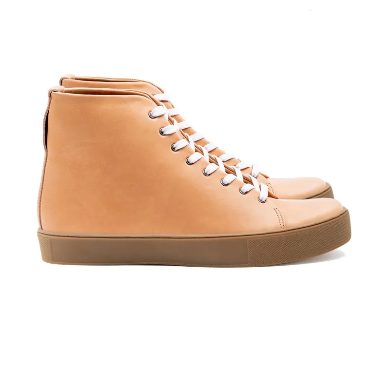 Overstone Hi Derby - Horween Natural Essex sold by Crown Northampton