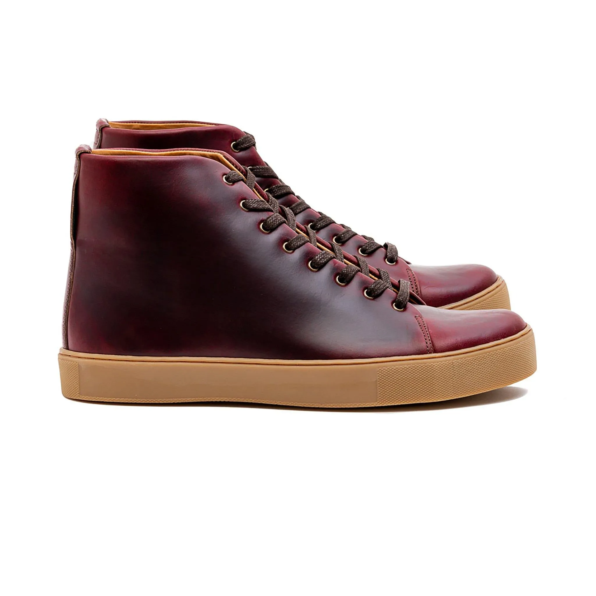 Overstone Hi Derby - Horween No 8 Chromexcel sold by Crown Northampton