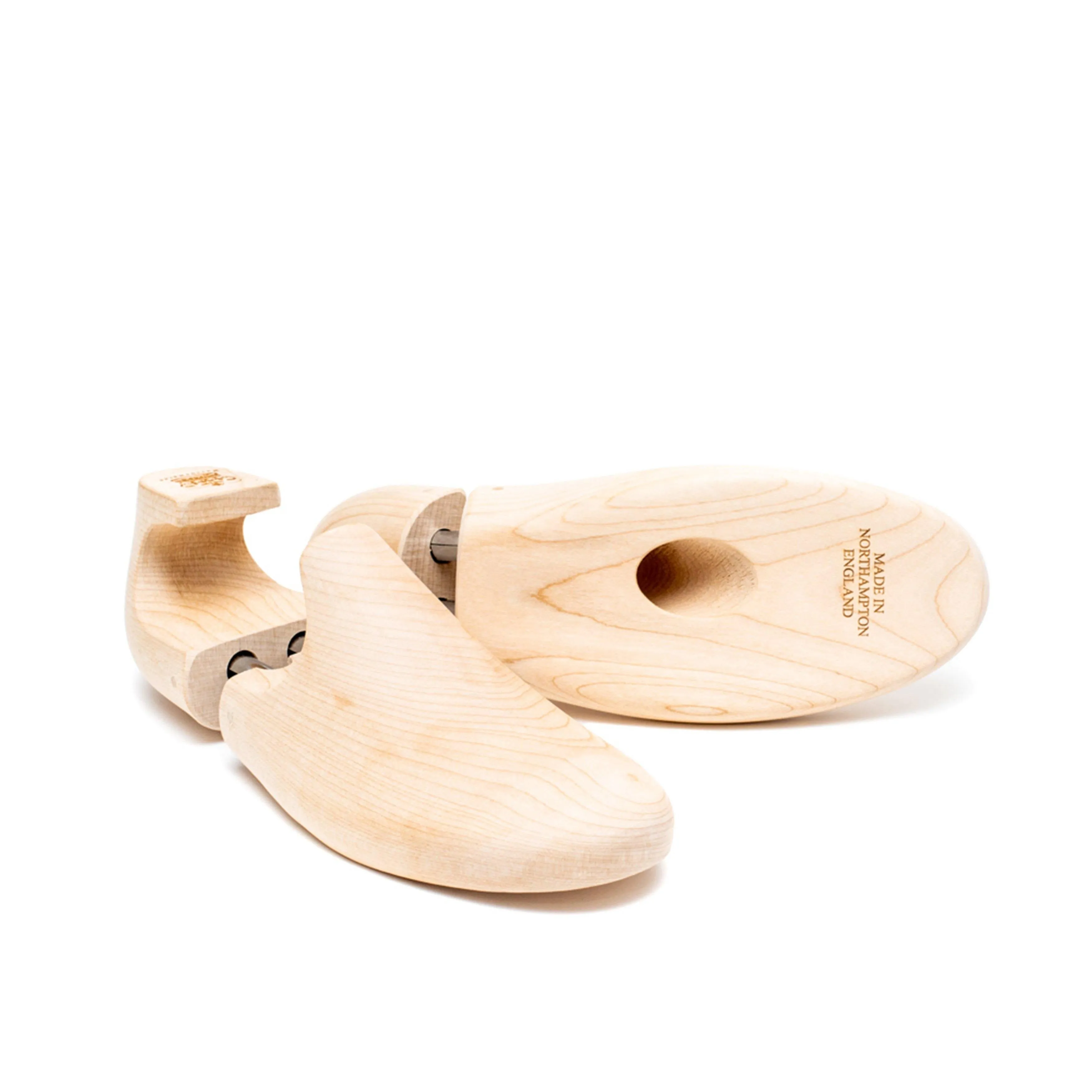 Classic Sneaker Shoe Trees - Natural Beech Wood sold by Crown Northampton
