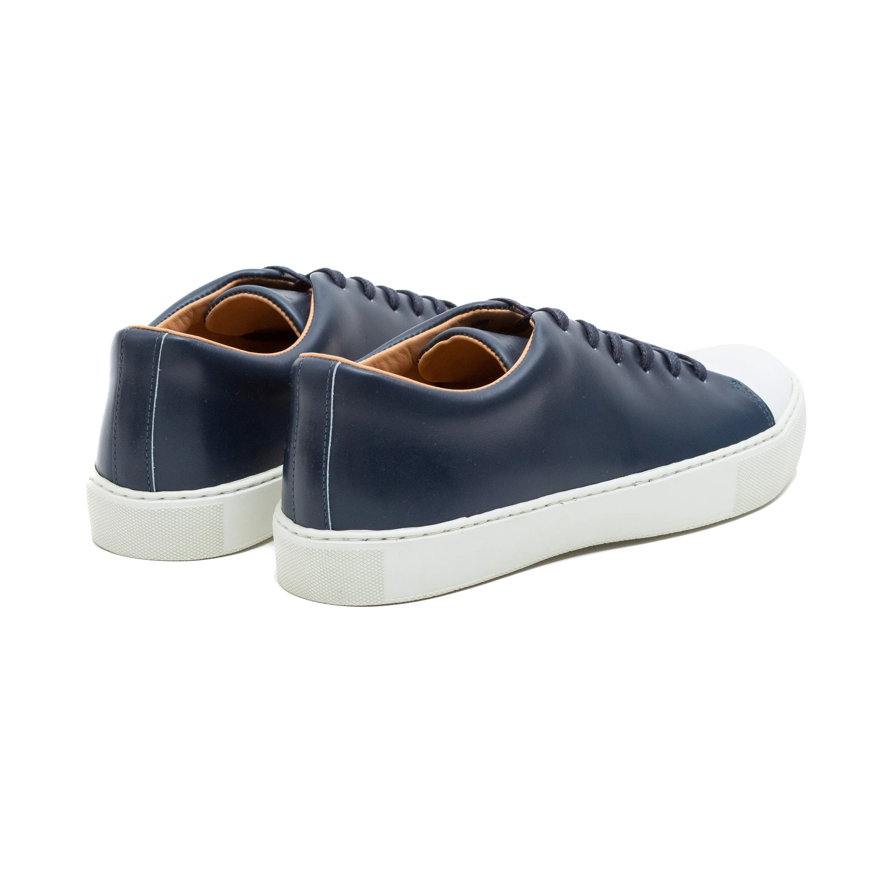 Abington Toe Cap - Navy Calf sold by Crown Northampton product image thumbnail 3