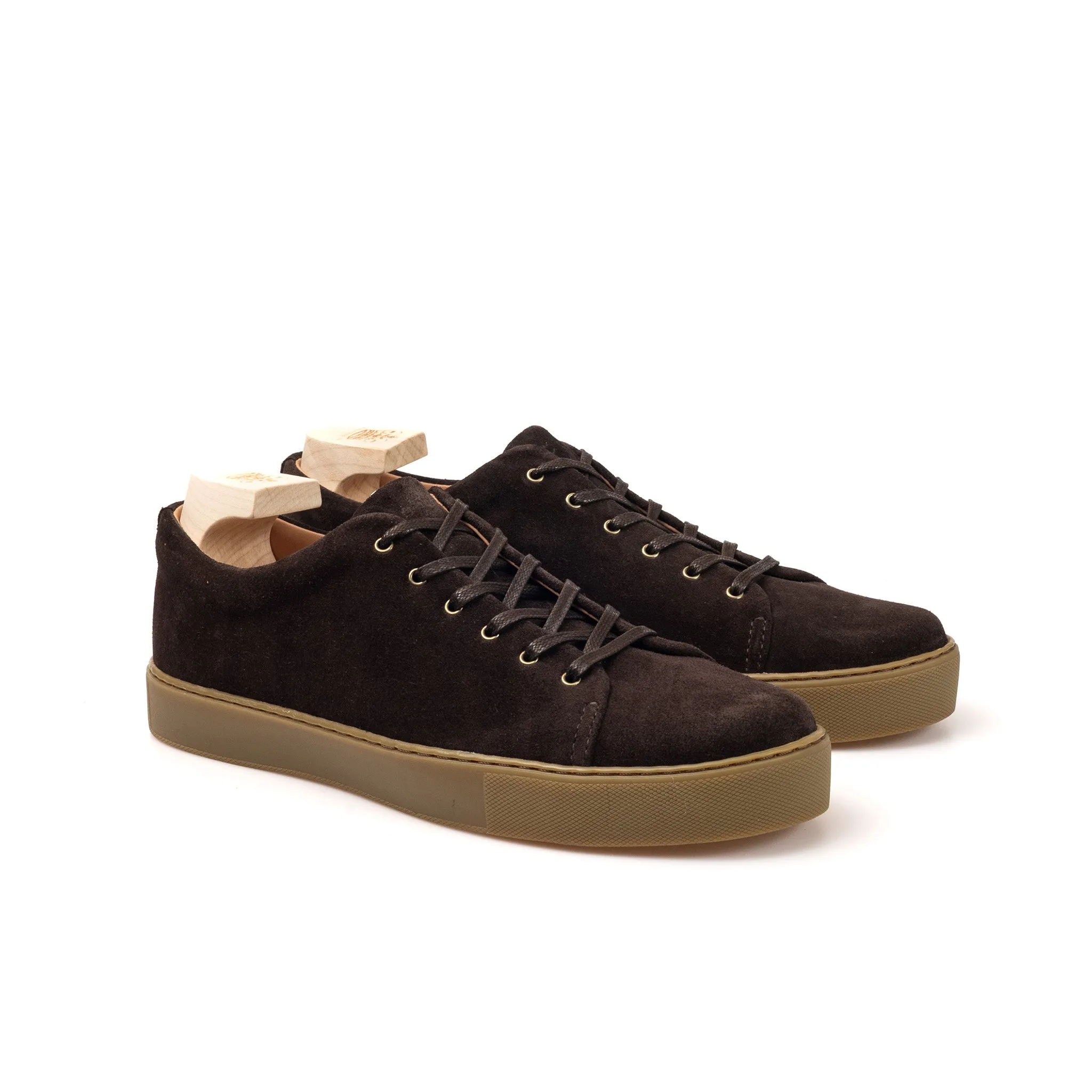 Overstone Derby - Brown Janus Calf Suede sold by Crown Northampton product image thumbnail 5