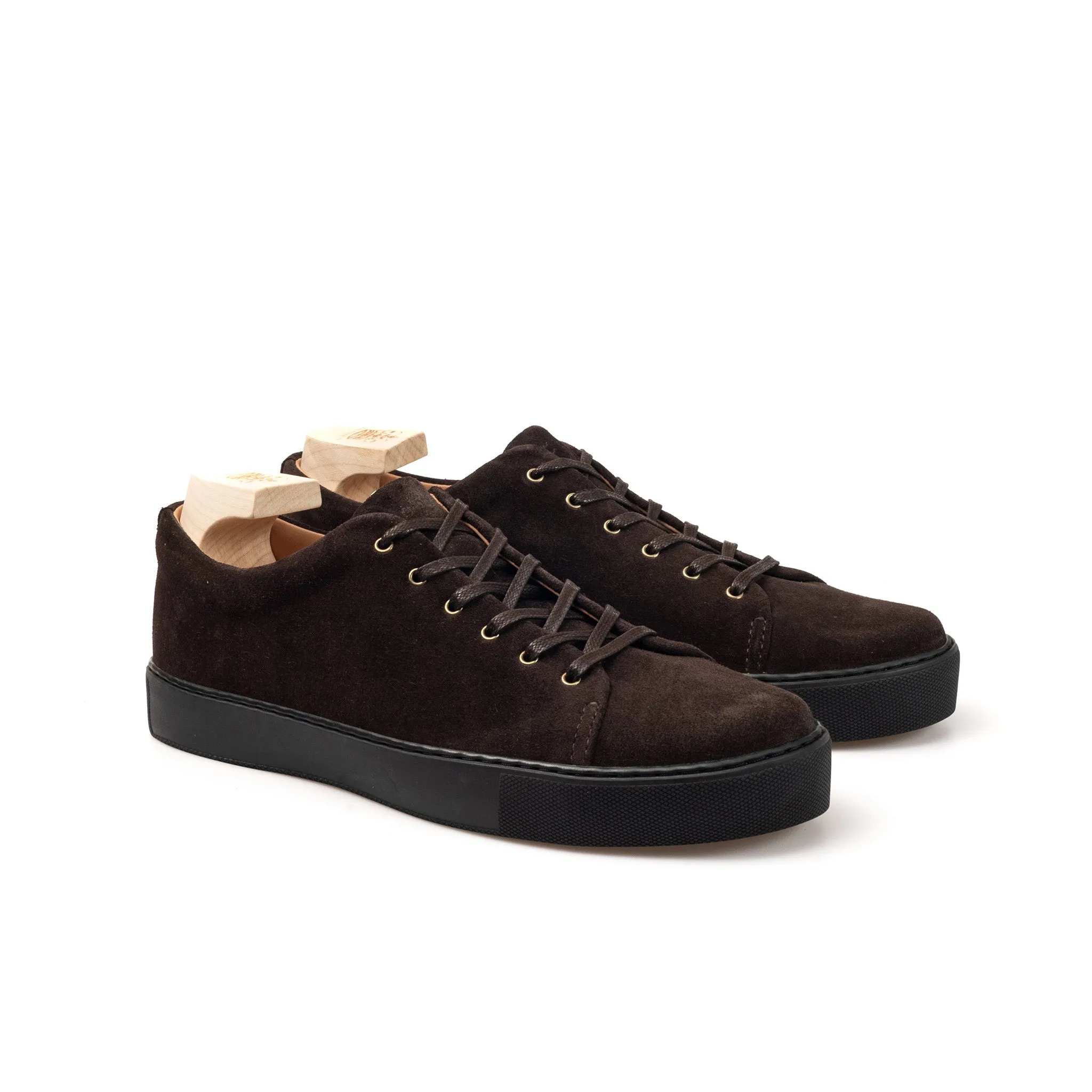 Overstone Derby - Brown Janus Calf Suede sold by Crown Northampton product image thumbnail 4