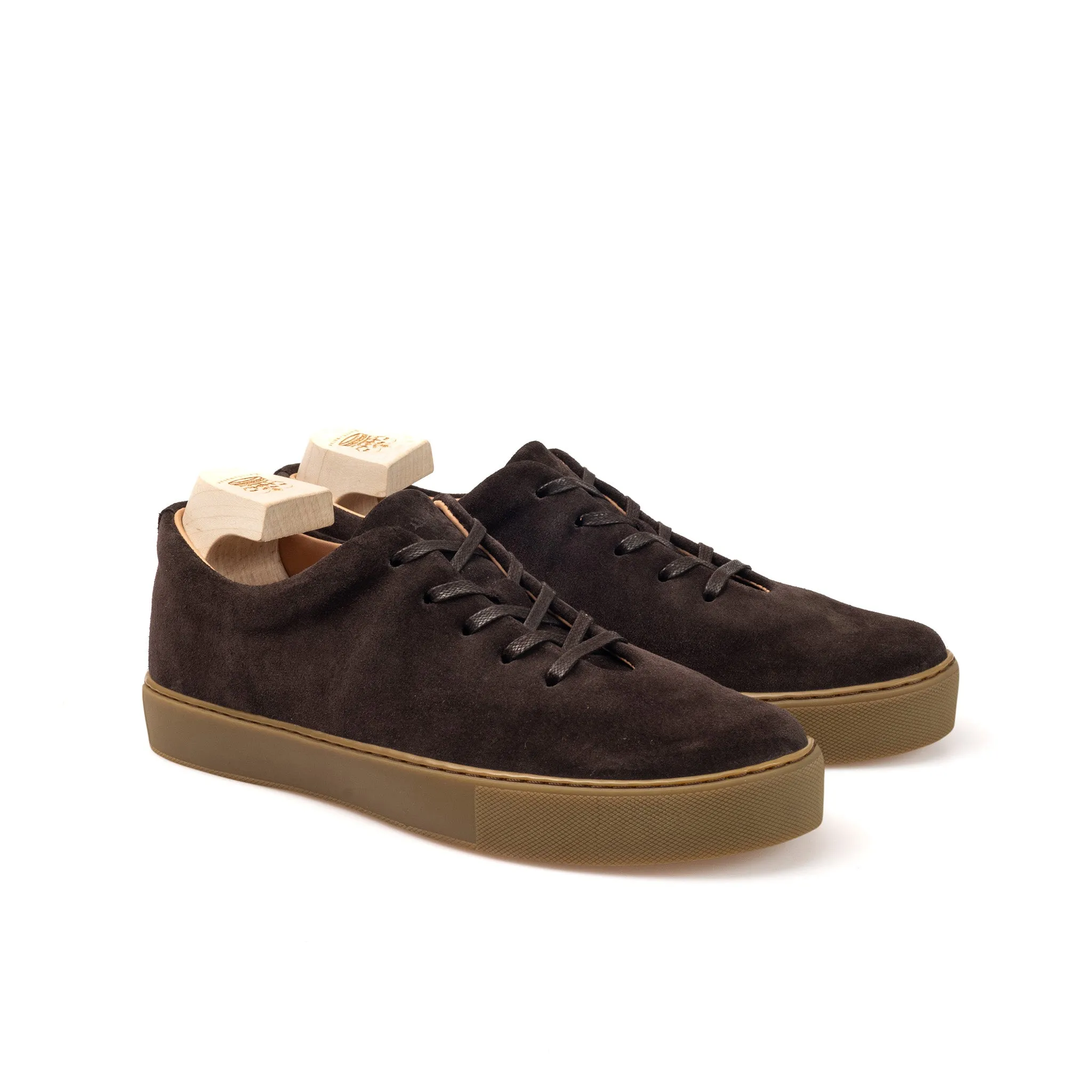 Upton Wholecut - Brown Janus Calf Suede sold by Crown Northampton product image thumbnail 5