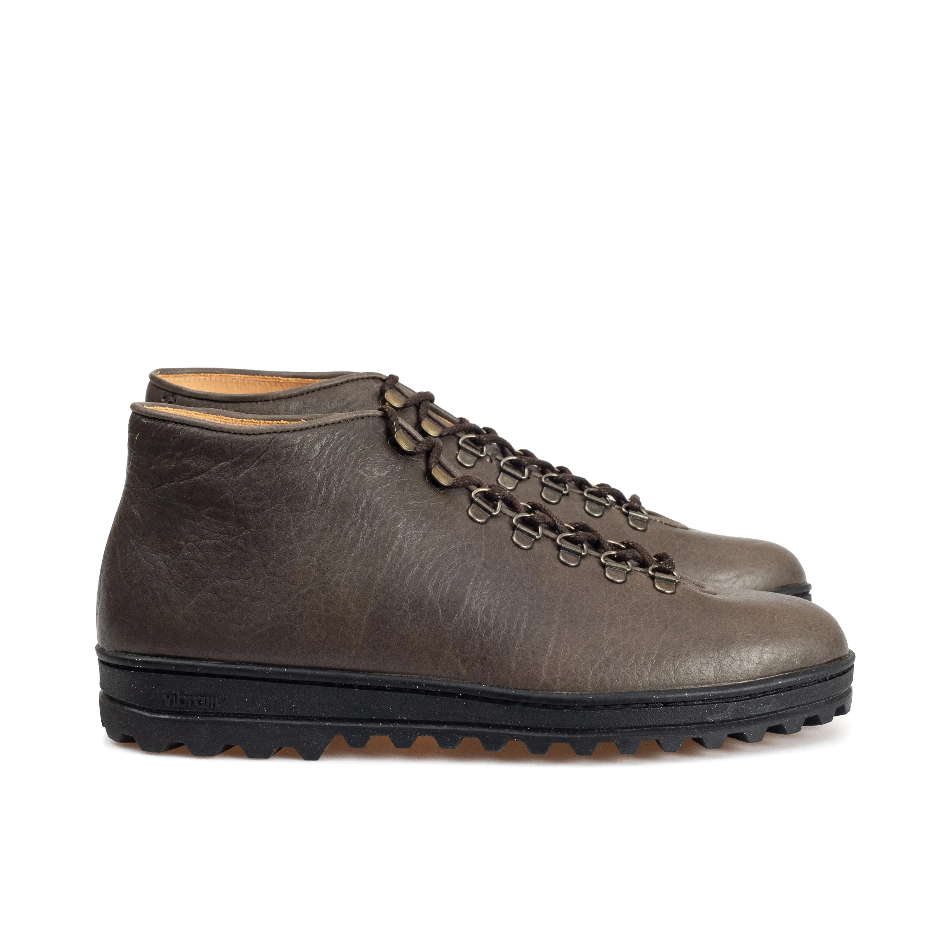 Everdon 'Rambler' Wholecut Mid - Grey Horween Buffalo sold by Crown Northampton