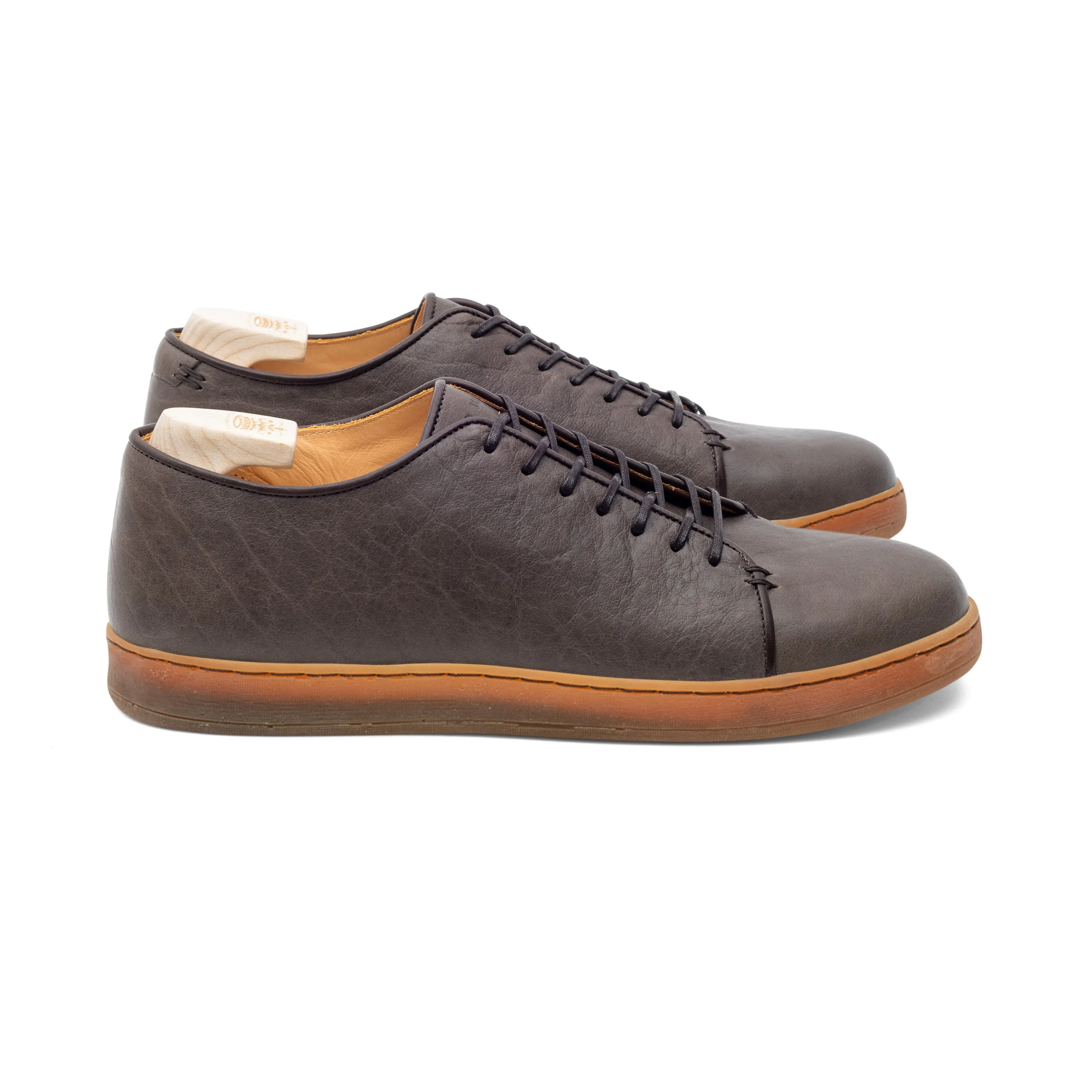 Harlestone Derby - Grey Horween Buffalo sold by Crown Northampton