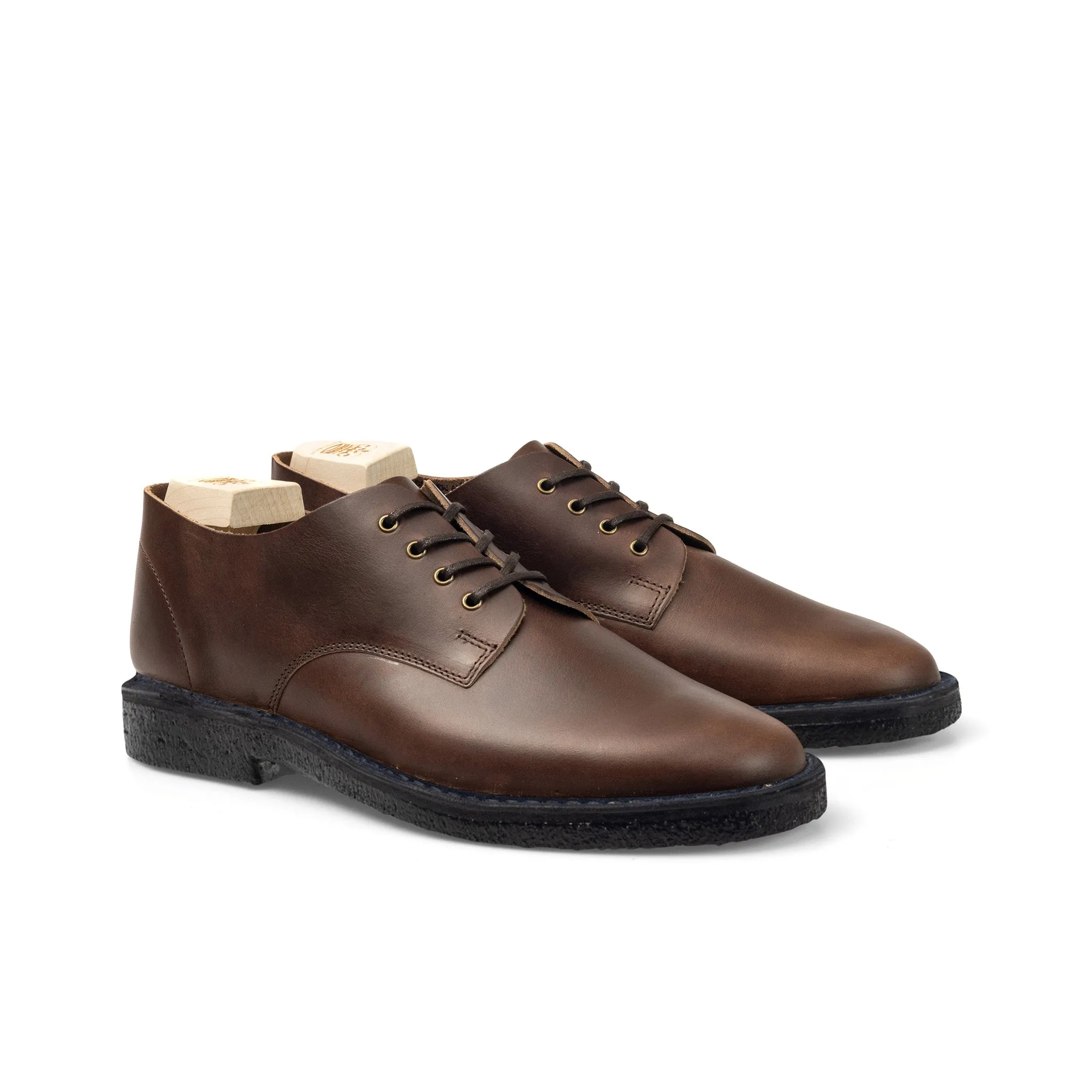 Grove Desert Shoe - Horween Brown Chromexcel sold by Crown Northampton