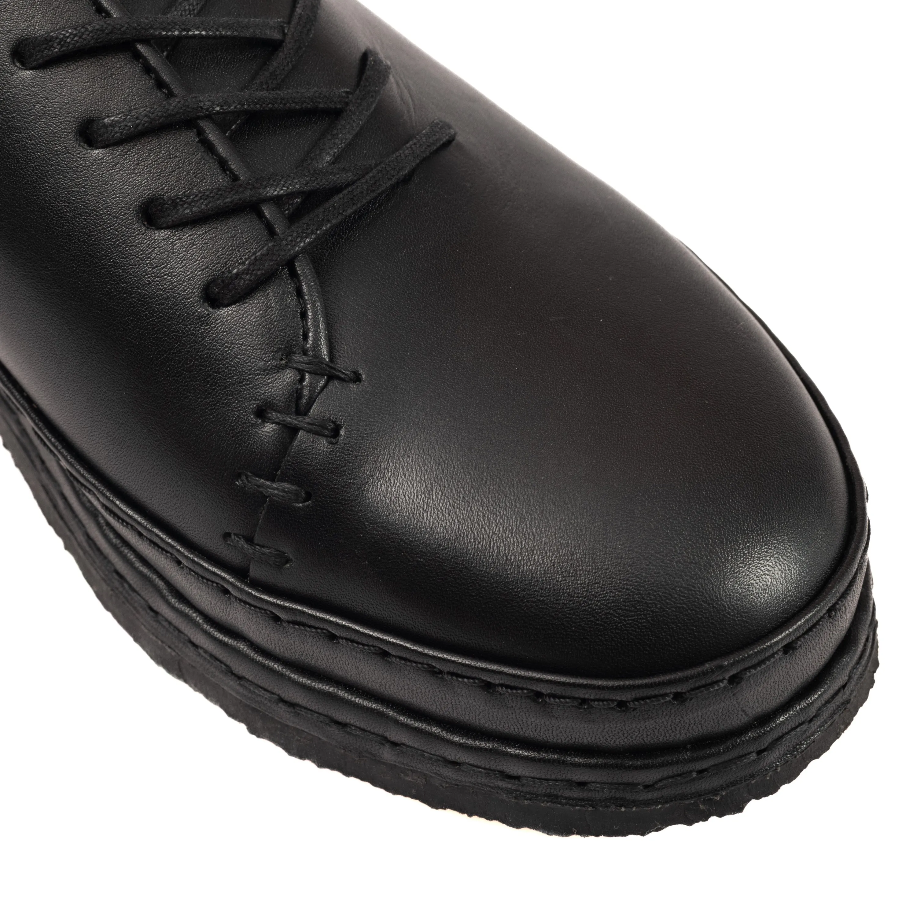 Ernest Wholecut - Black Oak Bark Tanned Calf - Deluxe Care Pack sold by Crown Northampton product image thumbnail 5