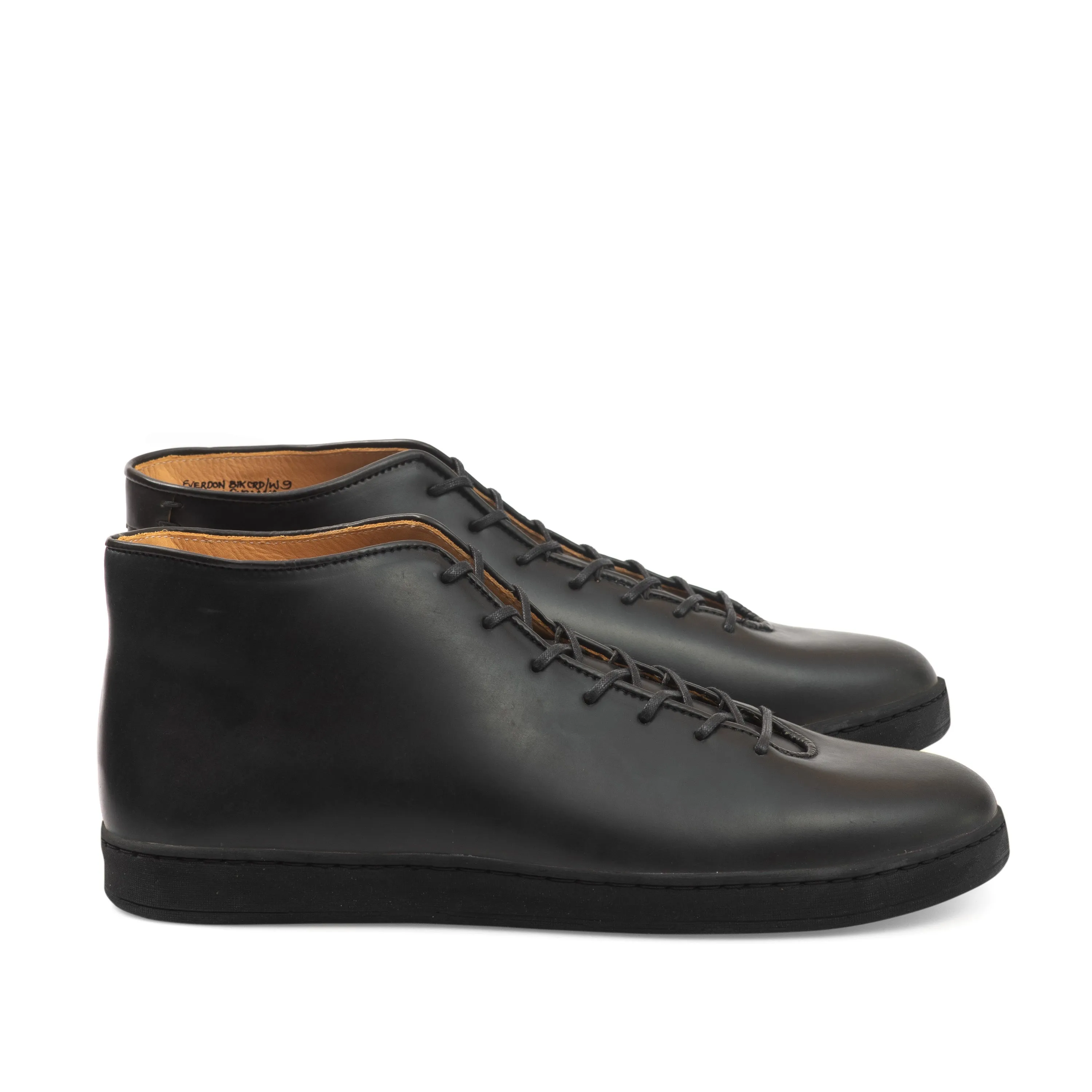 Everdon Wholecut Mid - Horween Black Shell Cordovan sold by Crown Northampton product image thumbnail 2
