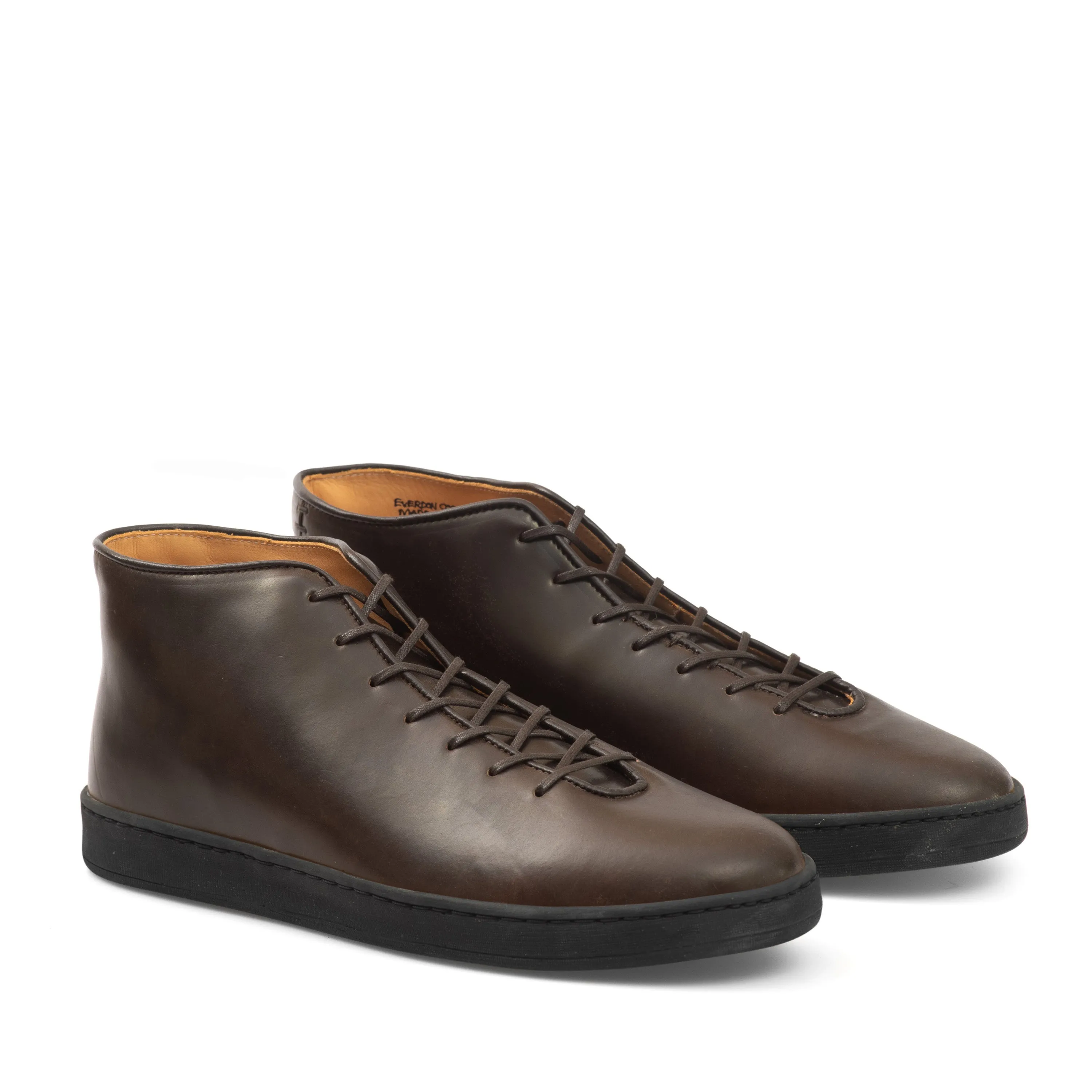 Everdon Wholecut Mid - Horween Dark Cognac Shell Cordovan sold by Crown Northampton product image thumbnail 4