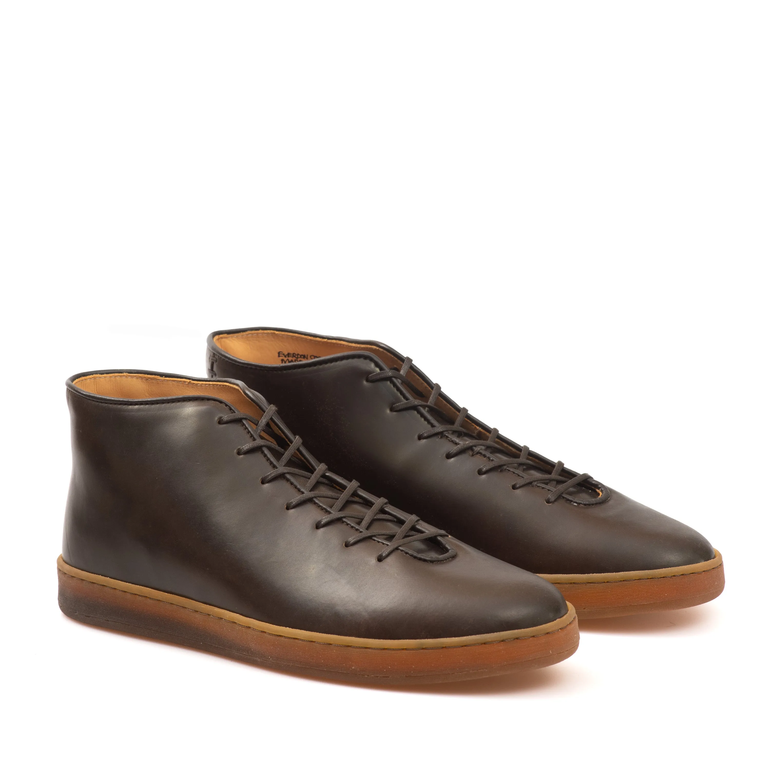 Everdon Wholecut Mid - Horween Dark Cognac Shell Cordovan sold by Crown Northampton product image thumbnail 5