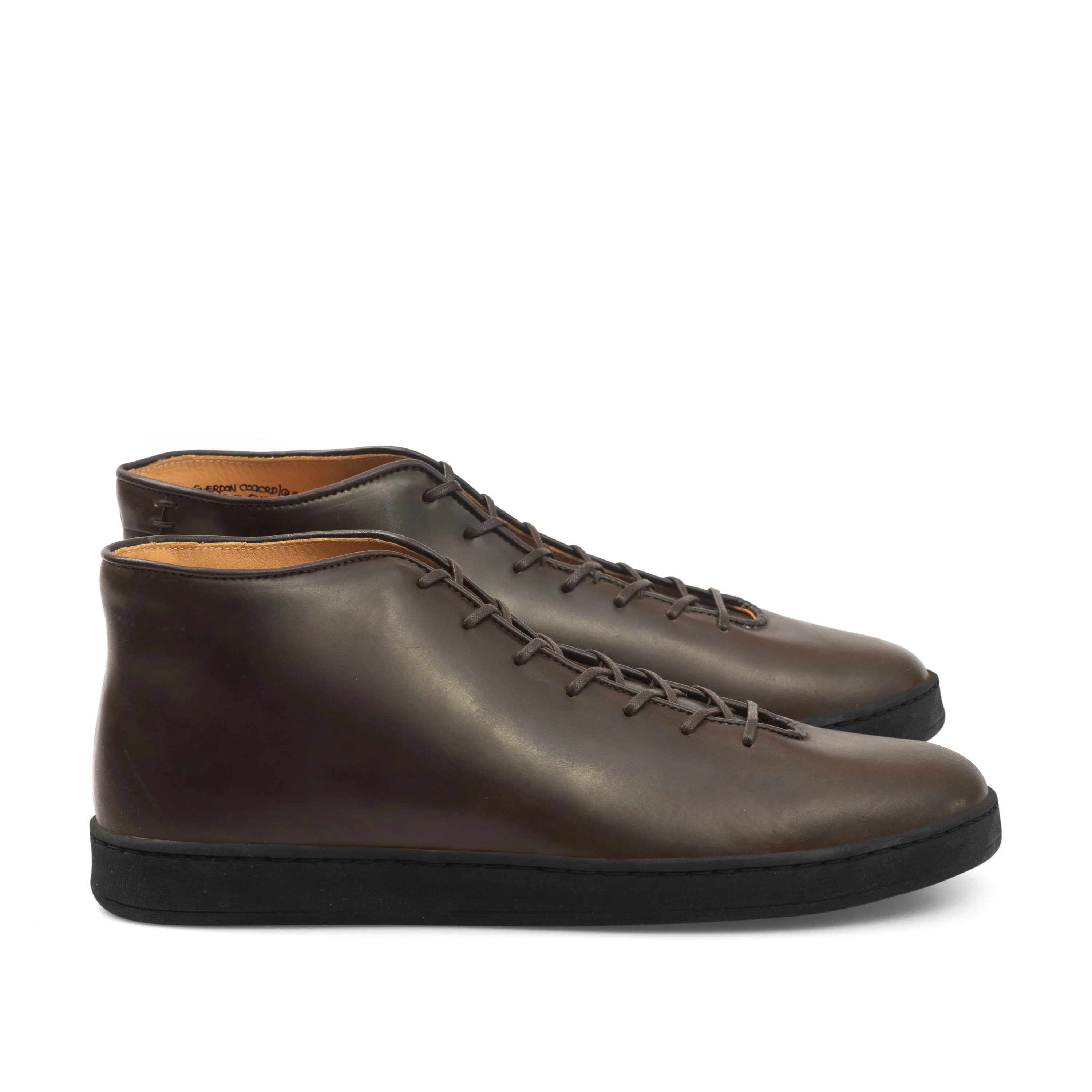 Everdon Wholecut Mid - Horween Dark Cognac Shell Cordovan sold by Crown Northampton product image thumbnail 3