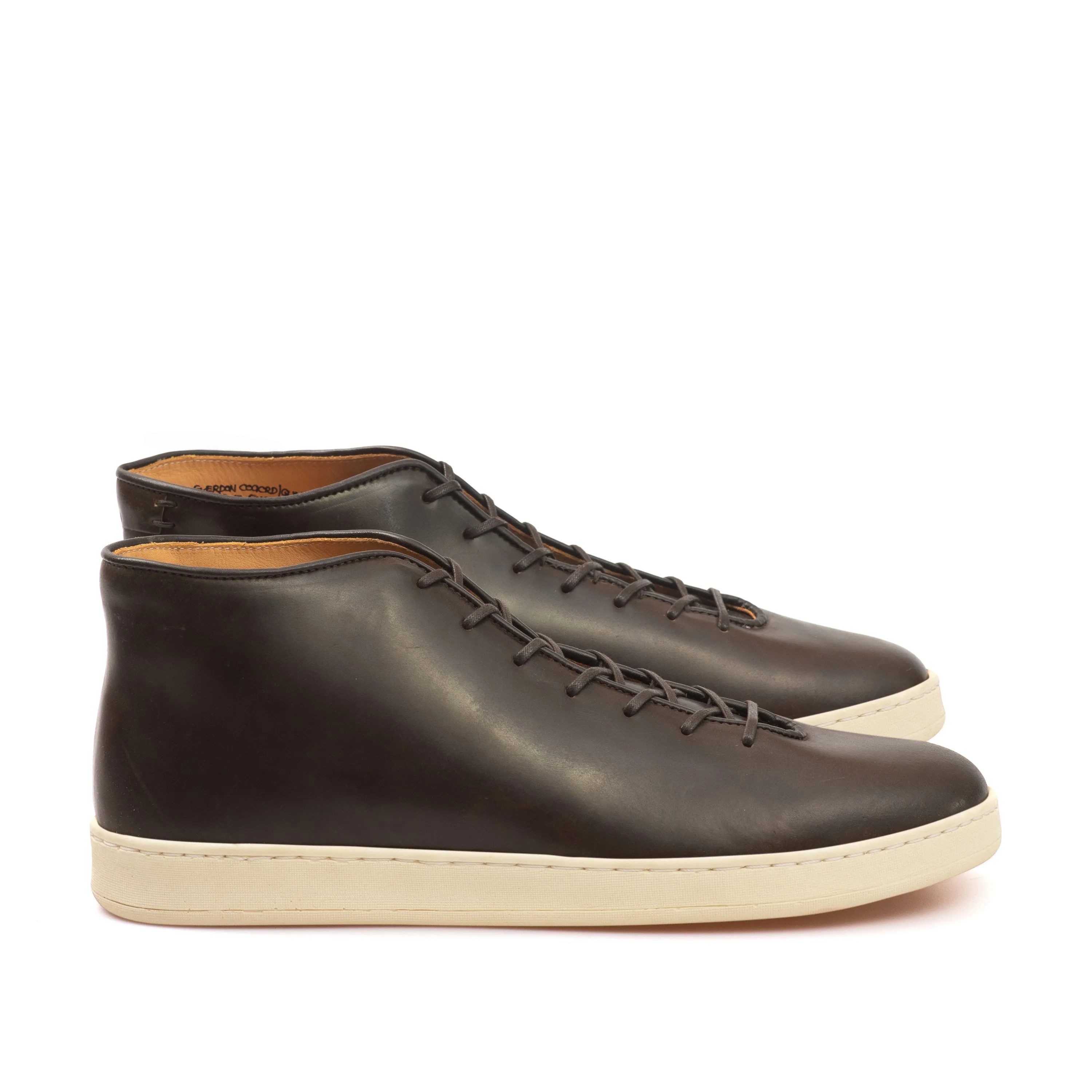 Everdon Wholecut Mid - Horween Dark Cognac Shell Cordovan sold by Crown Northampton product image thumbnail 2