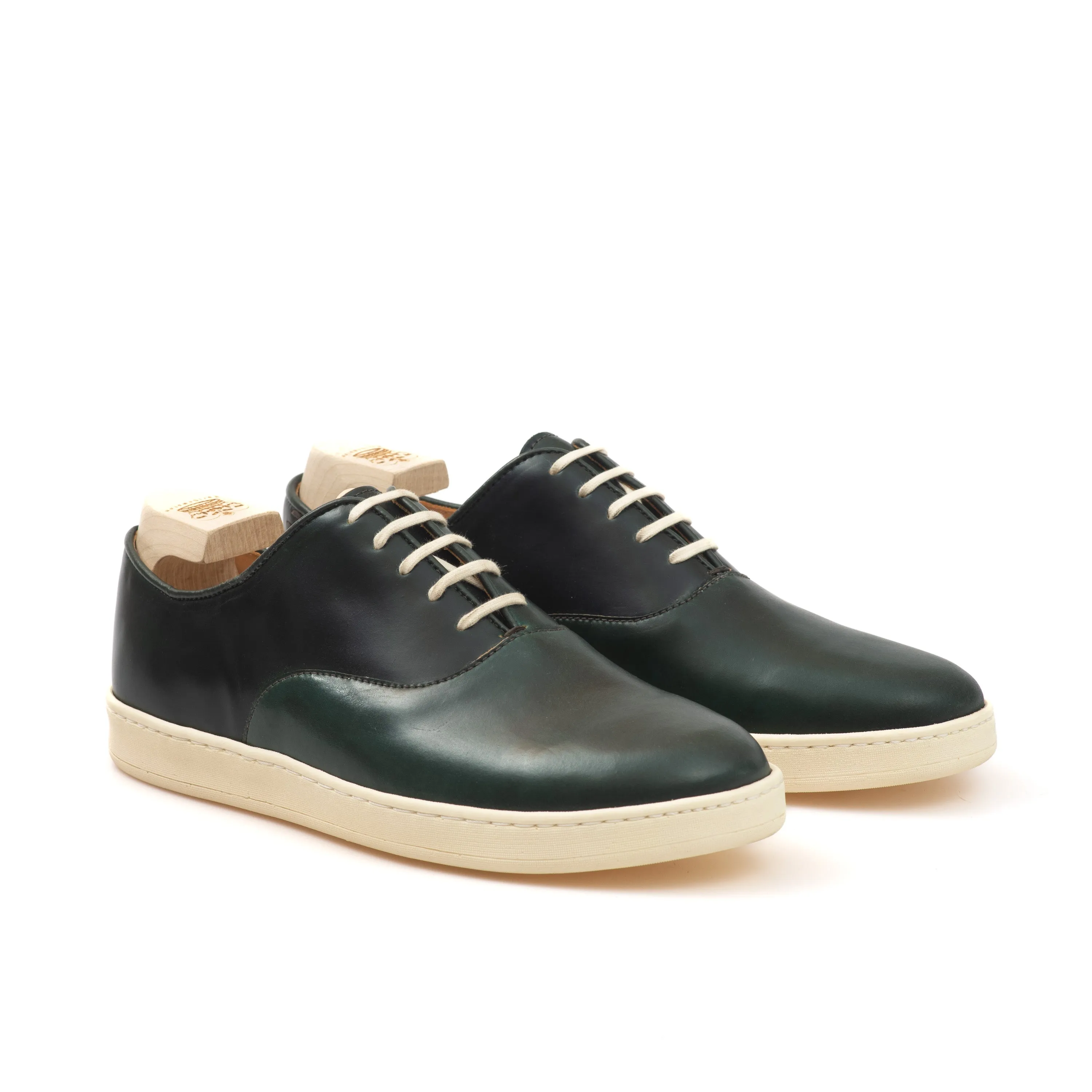 Abbey Oxford - Horween D13 Green Shell Cordovan - Deluxe Care Pack sold by Crown Northampton product image thumbnail 5