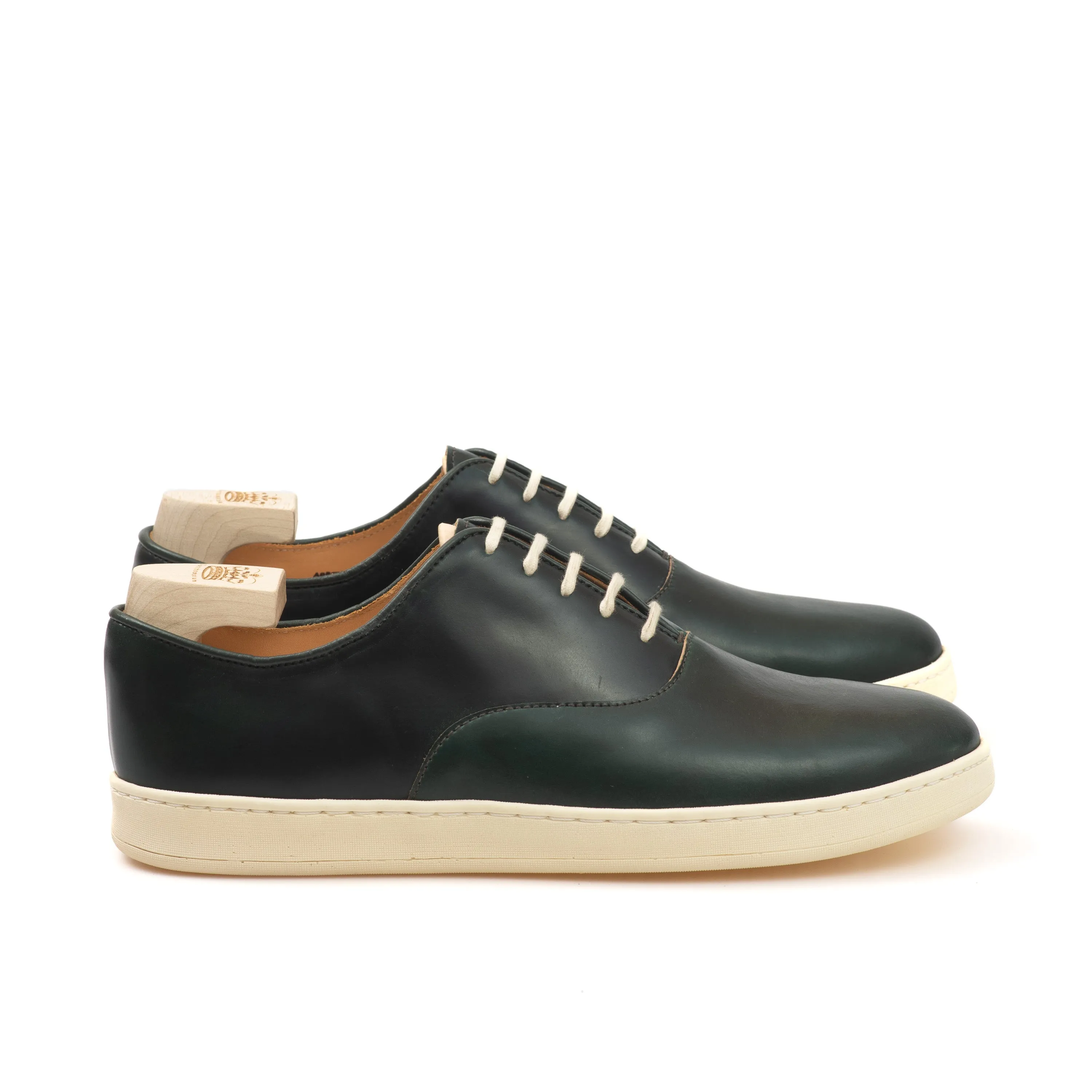 Abbey Oxford - Horween D13 Green Shell Cordovan - Deluxe Care Pack sold by Crown Northampton product image thumbnail 2