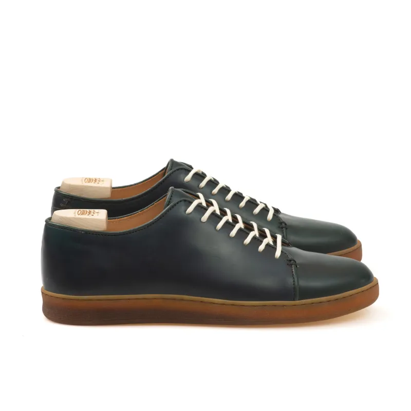 Harlestone Derby - D13 Green Horween Shell Cordovan sold by Crown Northampton