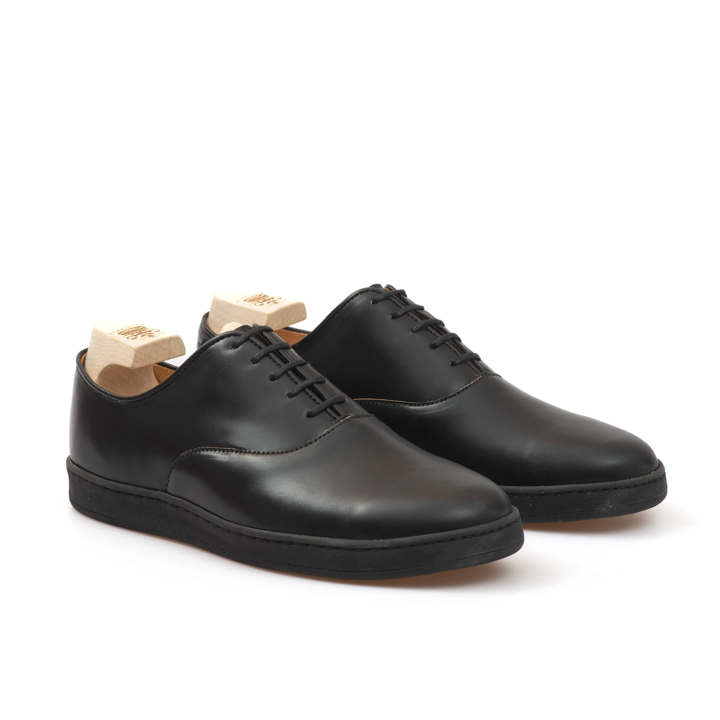 Abbey Oxford - Black Horween Shell Cordovan sold by Crown Northampton product image thumbnail 4