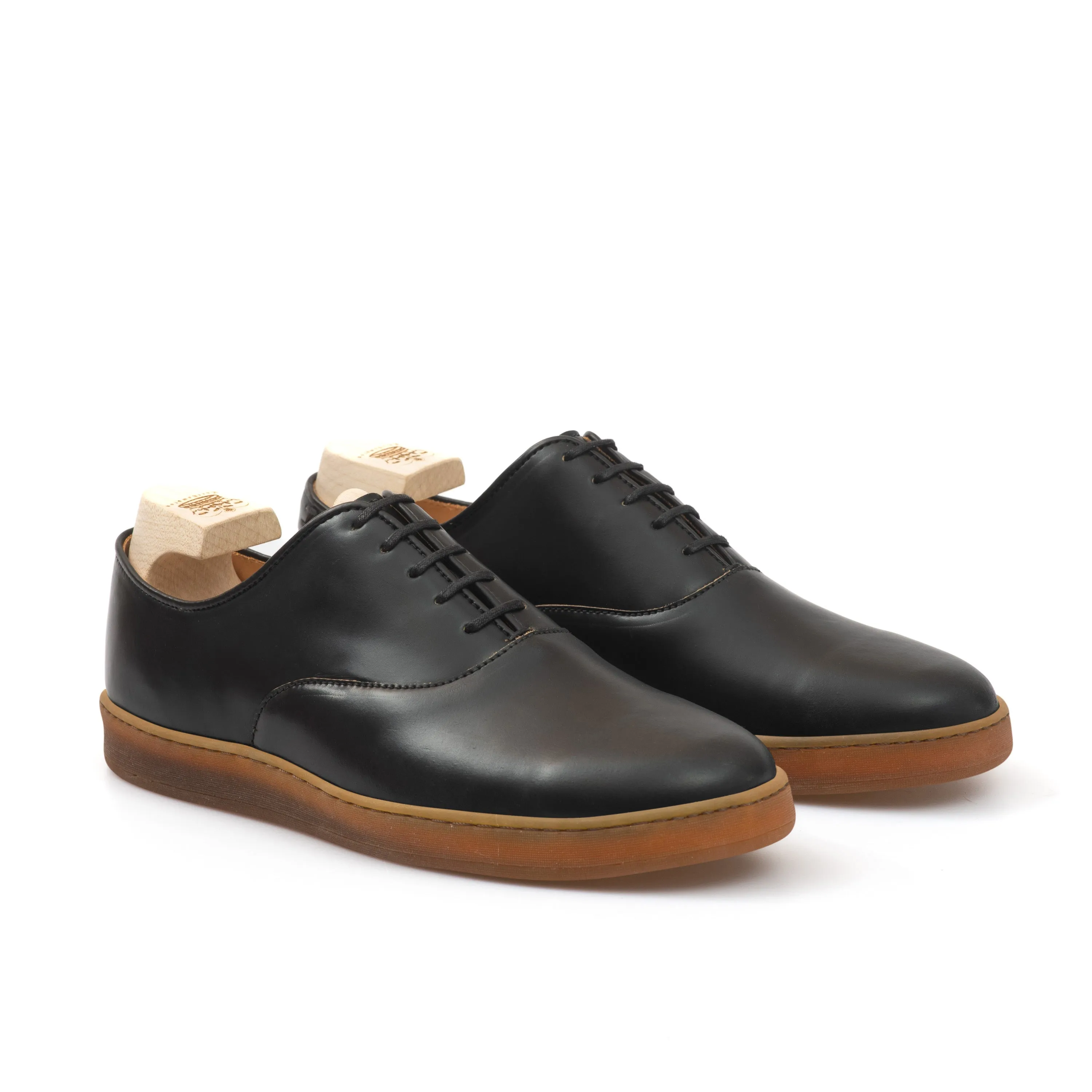Abbey Oxford - Black Horween Shell Cordovan sold by Crown Northampton product image thumbnail 5
