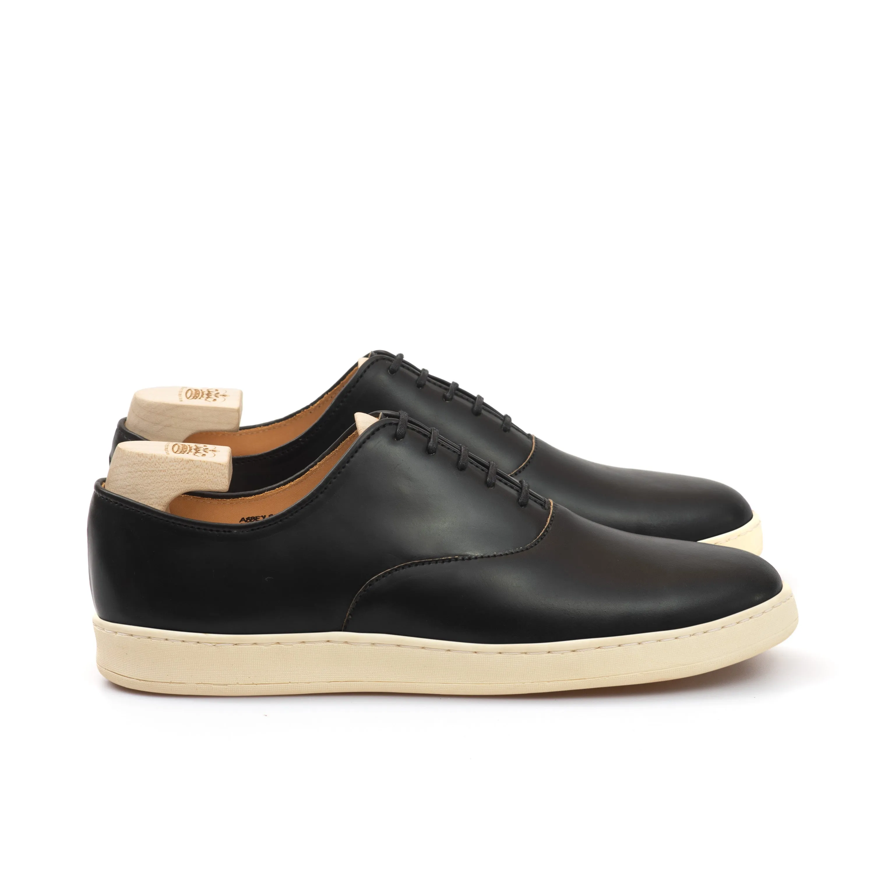 Abbey Oxford - Black Horween Shell Cordovan sold by Crown Northampton product image thumbnail 3