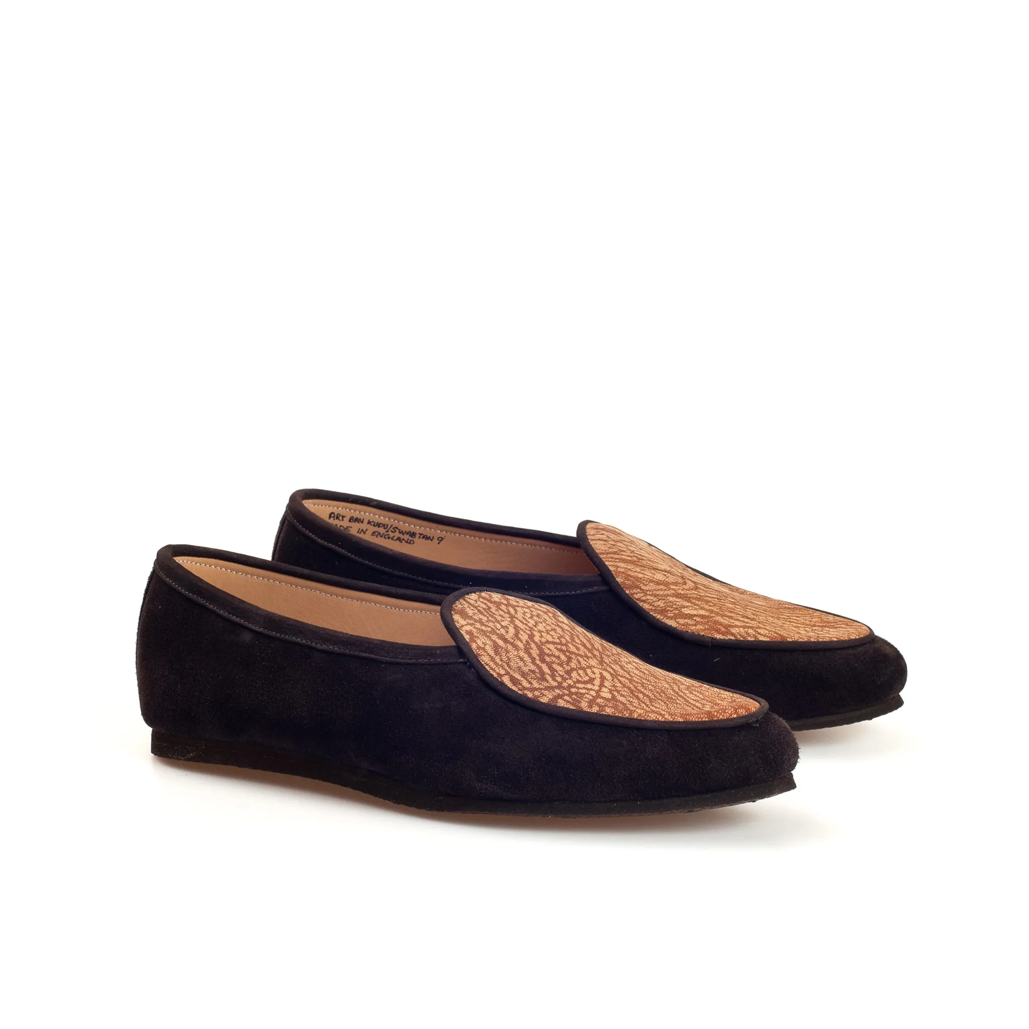 Artizan Belgian Slipper - Sokoto Nubuck sold by Crown Northampton product image thumbnail 2