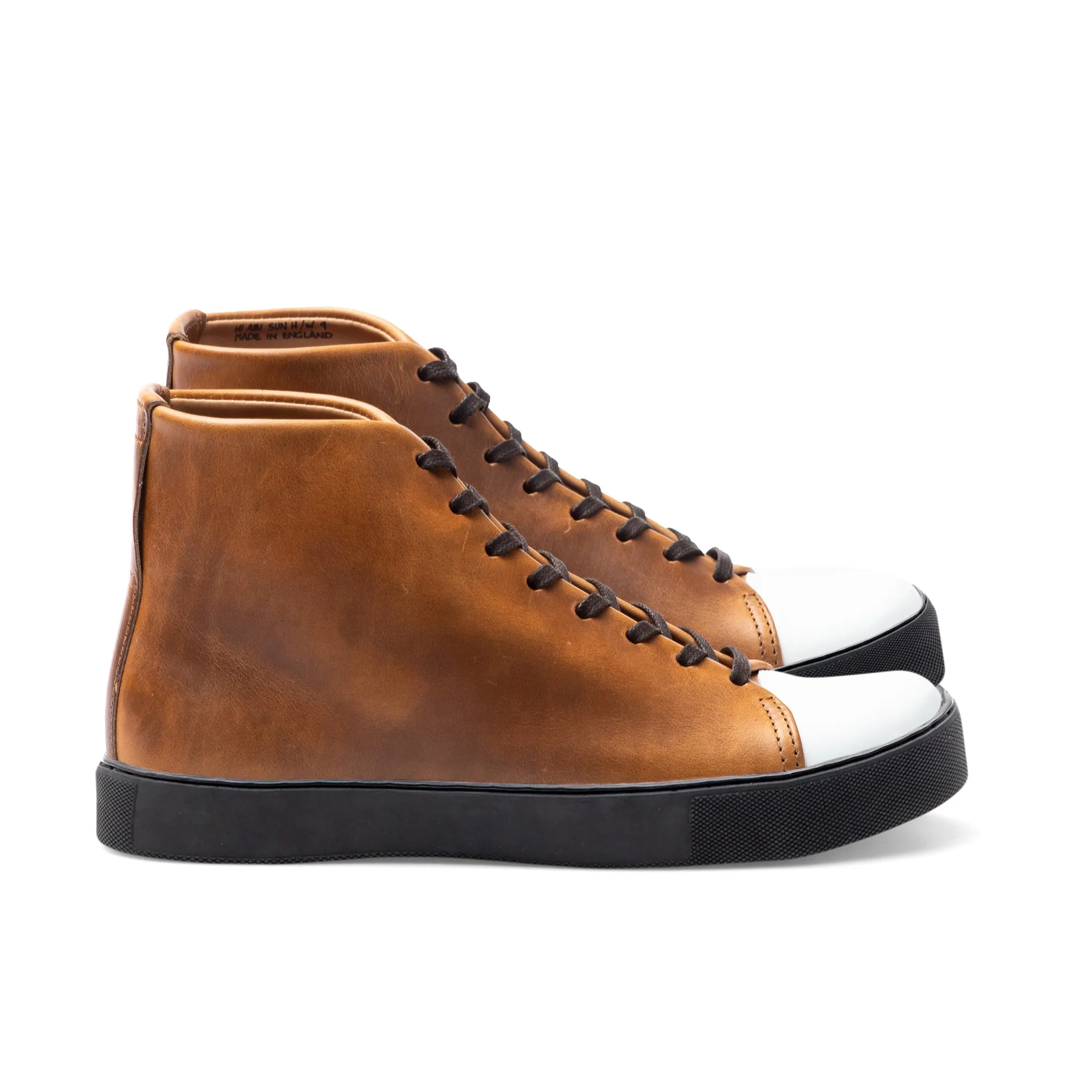 Abington Hi Toe Cap - Horween Sunflower Chromexcel sold by Crown Northampton product image thumbnail 2