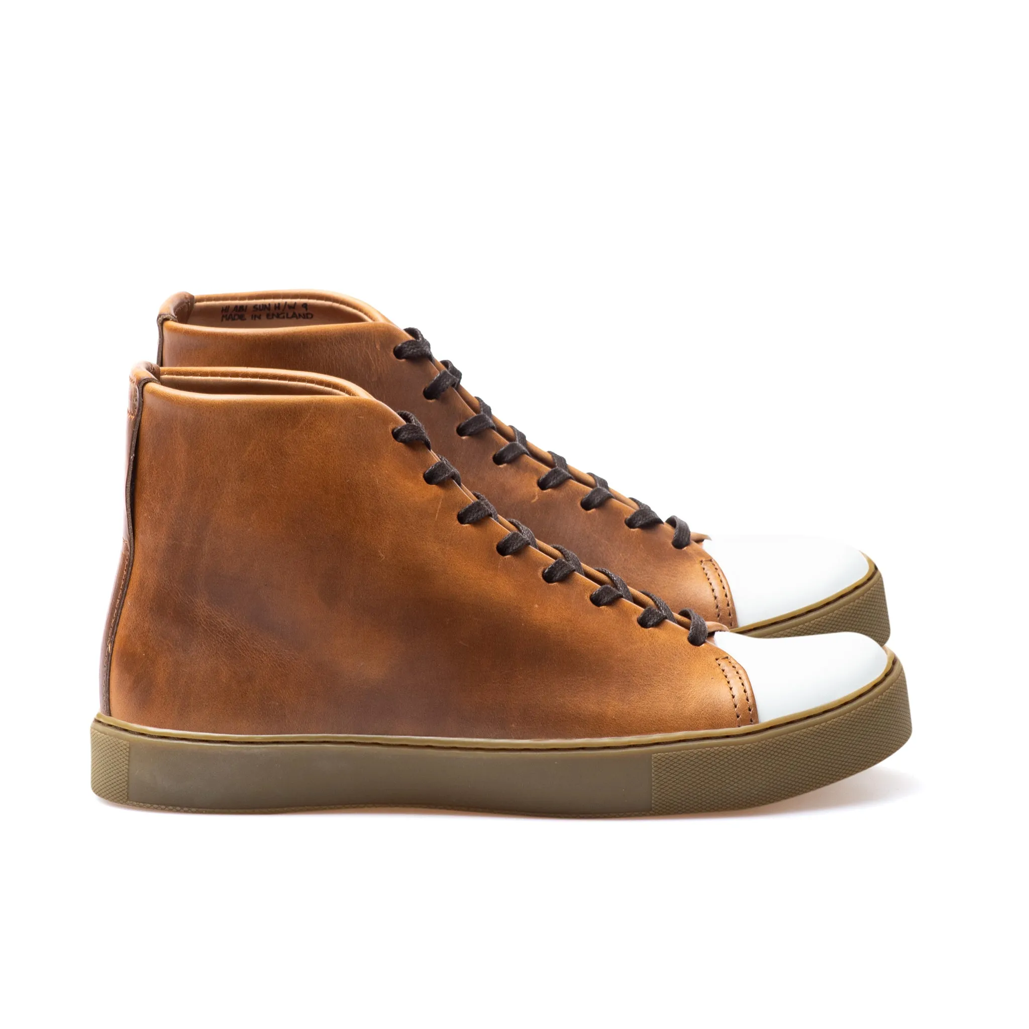 Abington Hi Toe Cap - Horween Sunflower Chromexcel sold by Crown Northampton product image thumbnail 3
