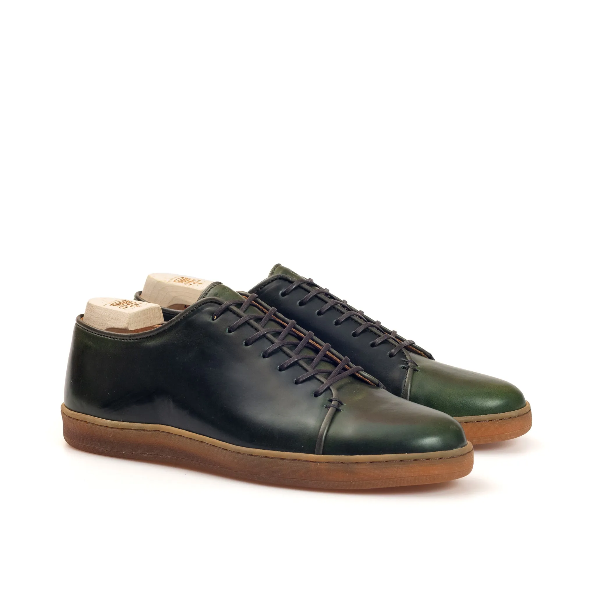 Harlestone Derby - D14 Green Shinki Shell Cordovan sold by Crown Northampton product image thumbnail 4