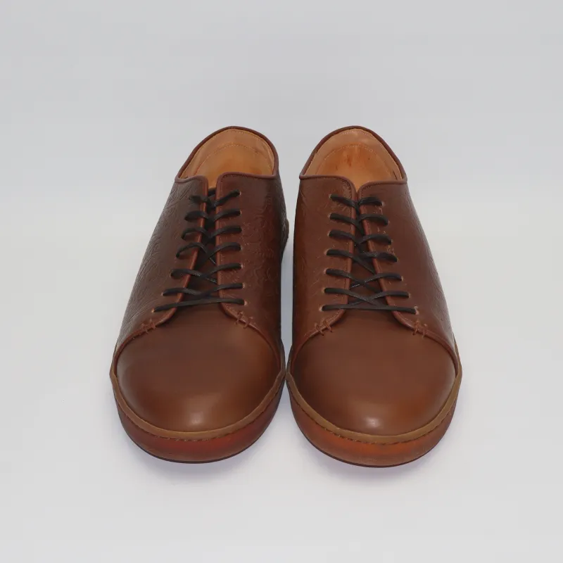 Harlestone Derby - D12 Western Floral Bourbon Shell Cordovan - SRE 40 sold by Crown Northampton