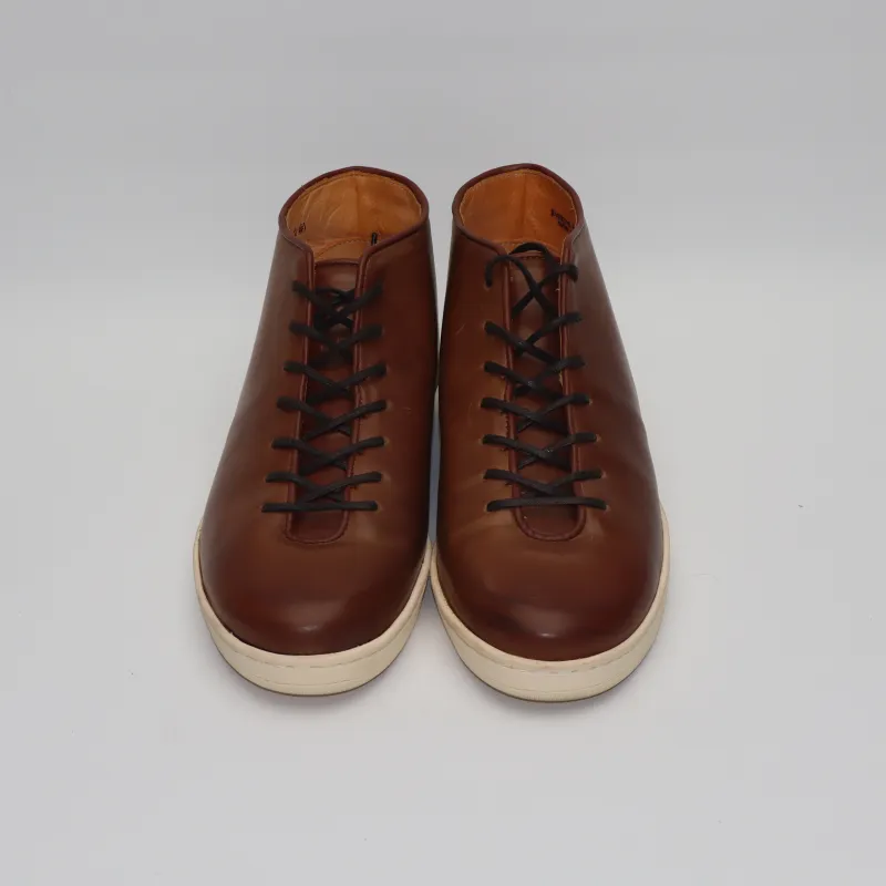Everdon Wholecut Mid - Horween Bourbon Shell Cordovan - SRE 8 sold by Crown Northampton