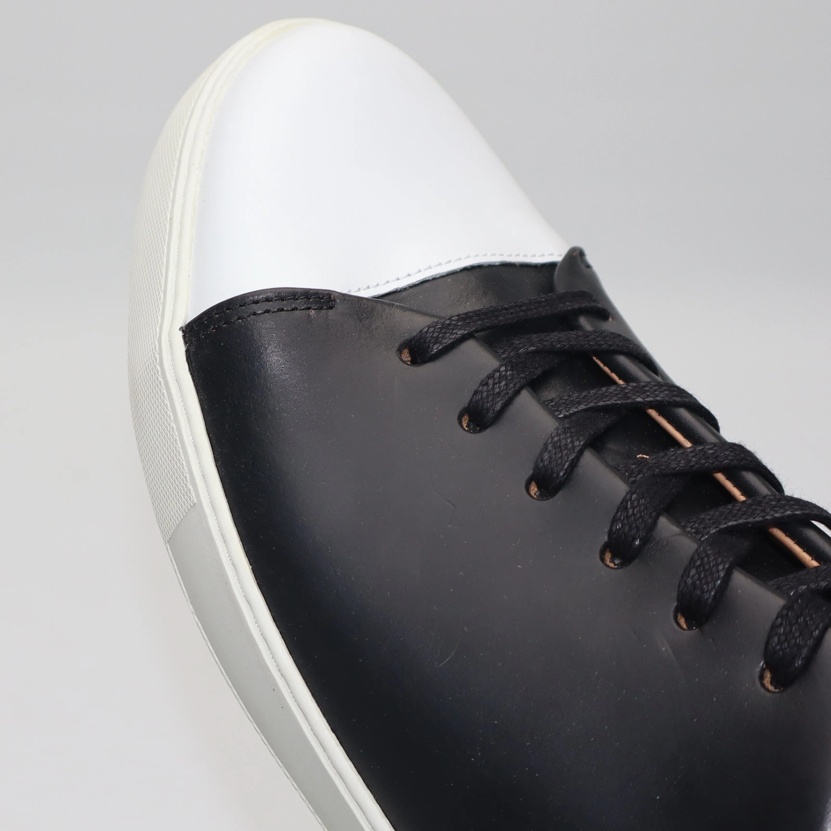 Abington Toe Cap - Horween Black Chromexcel - SRE 76 sold by Crown Northampton product image thumbnail 4