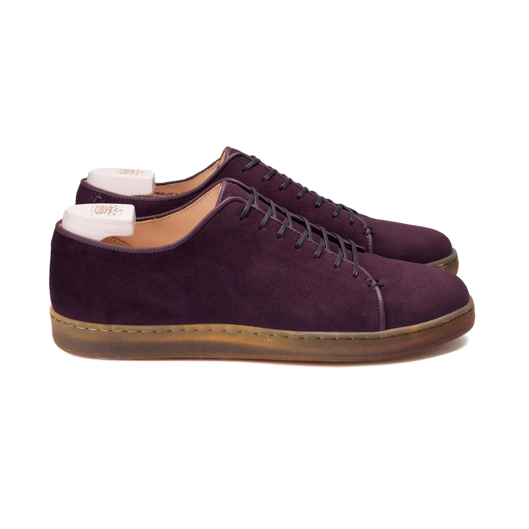 Harlestone Derby - Merlot Scottish Deer Suede sold by Crown Northampton product image thumbnail 3
