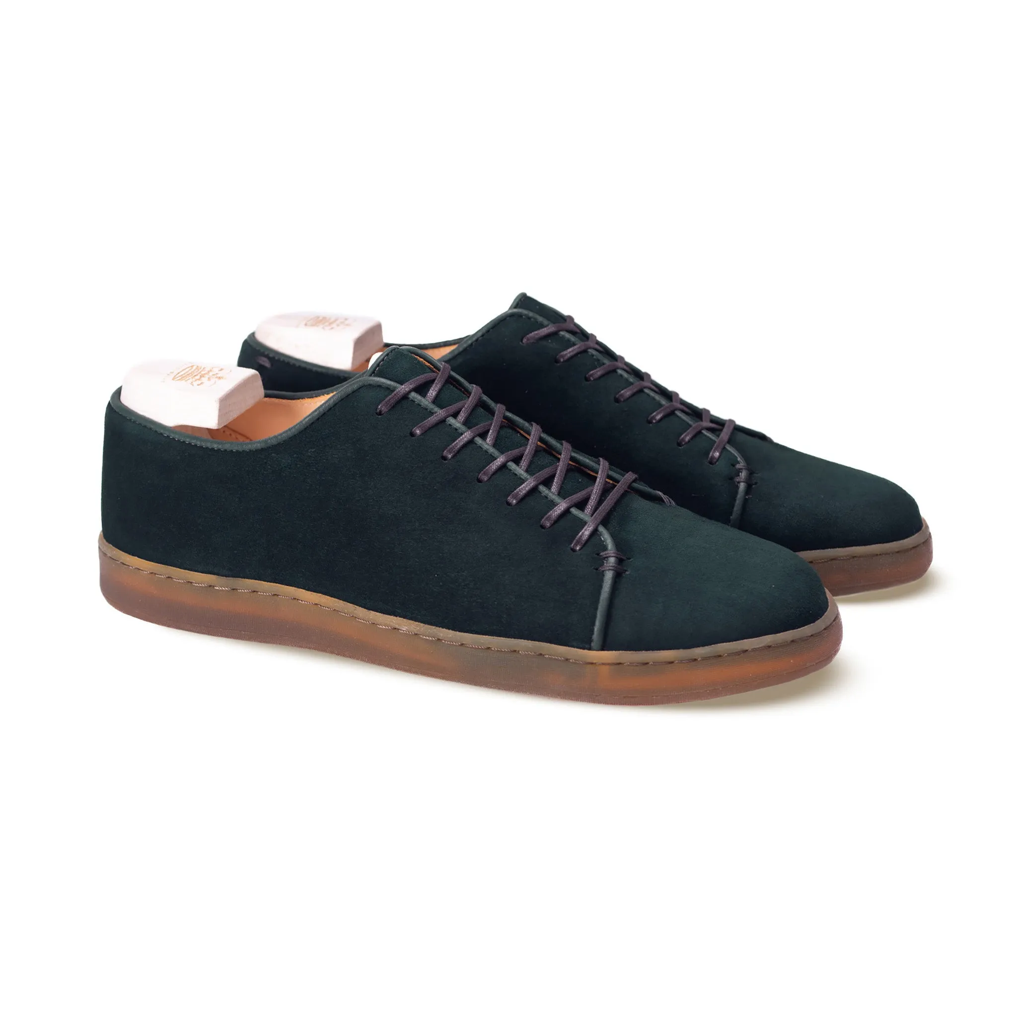 Harlestone Derby - Green Scottish Deer Suede sold by Crown Northampton product image thumbnail 4