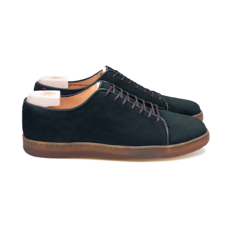 Harlestone Derby - Green Scottish Deer Suede sold by Crown Northampton