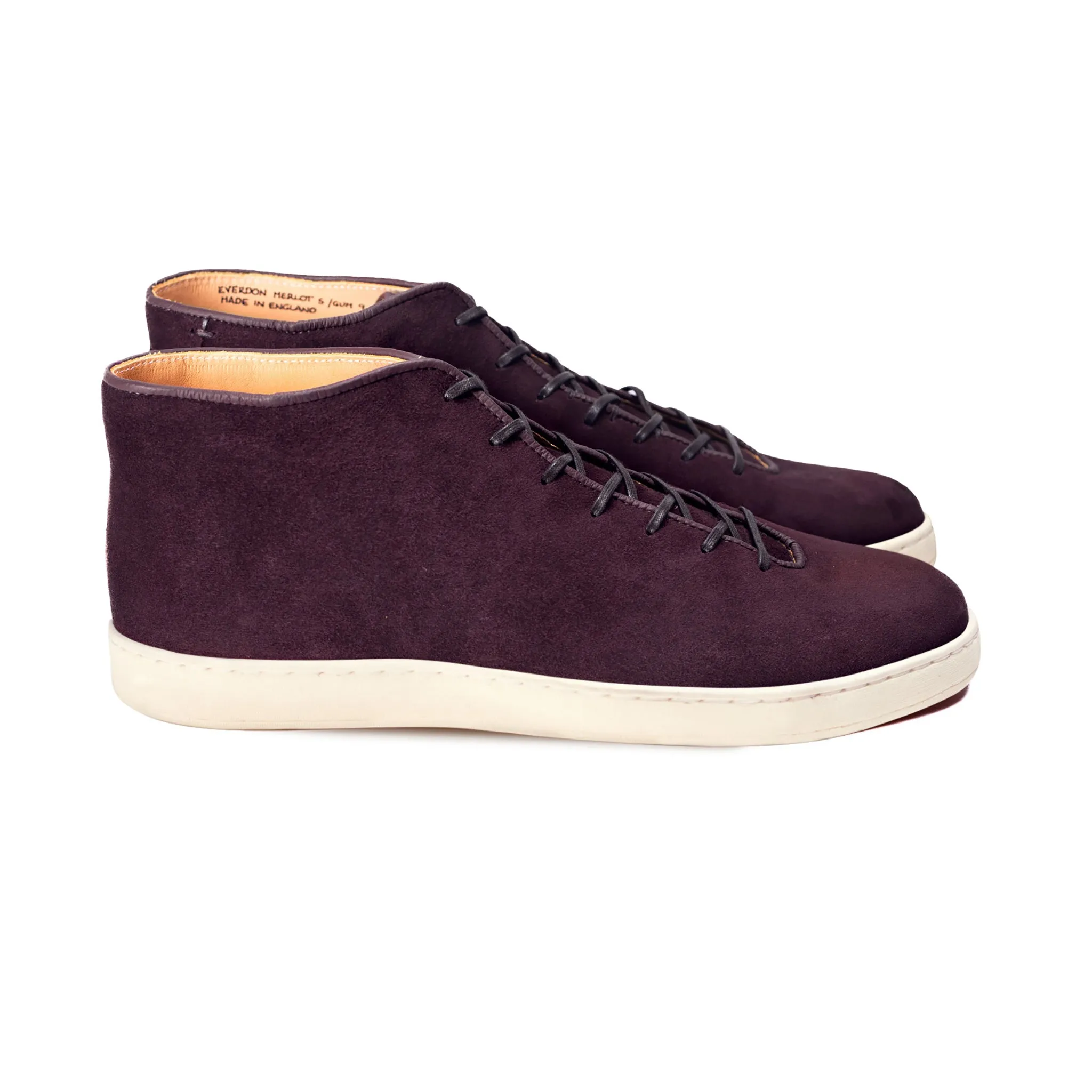 Everdon Wholecut Mid - Merlot Scottish Deer Suede sold by Crown Northampton product image thumbnail 3