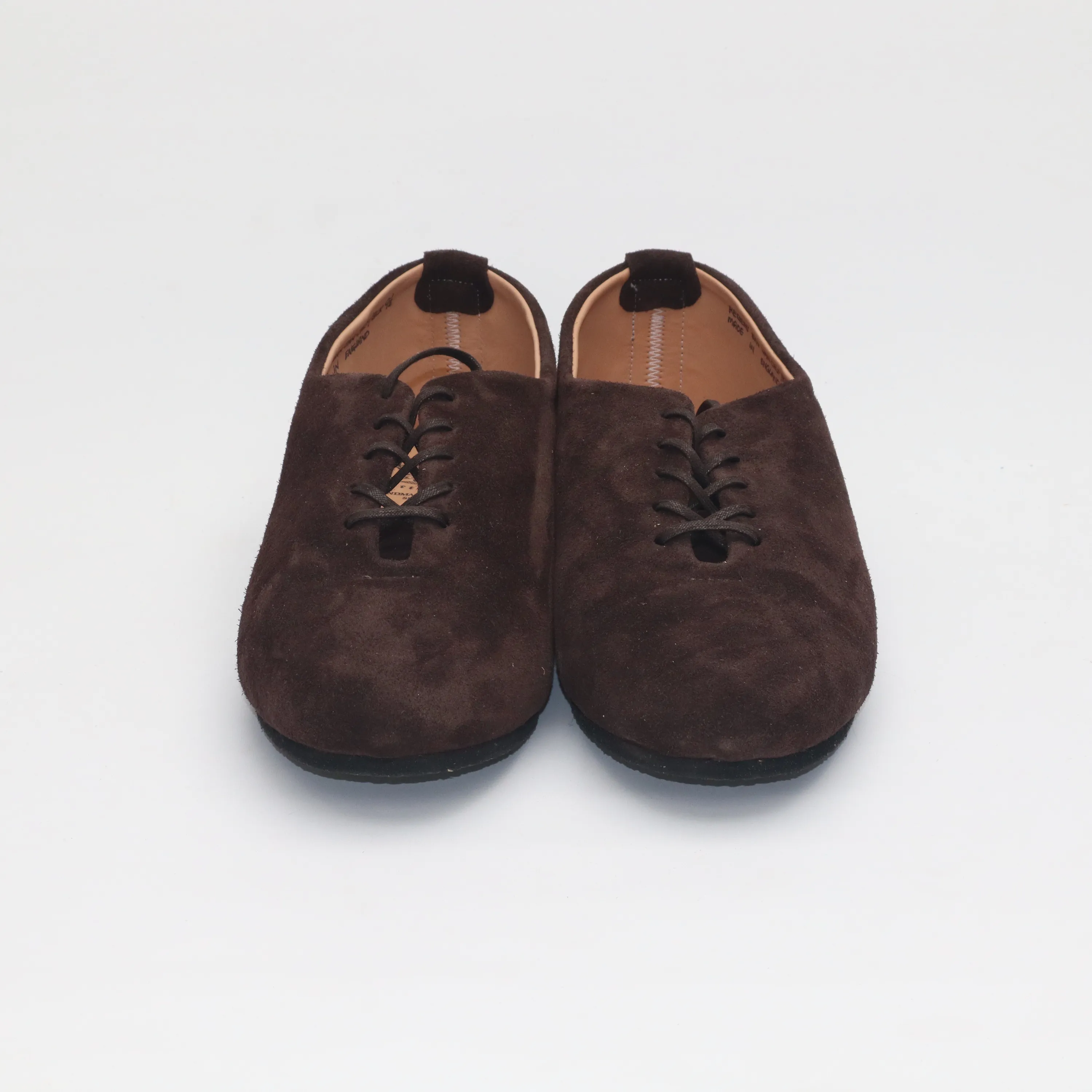 Regent Wholecut Shoe - Brown Janus Calf Suede - SRE2 33 sold by Crown Northampton