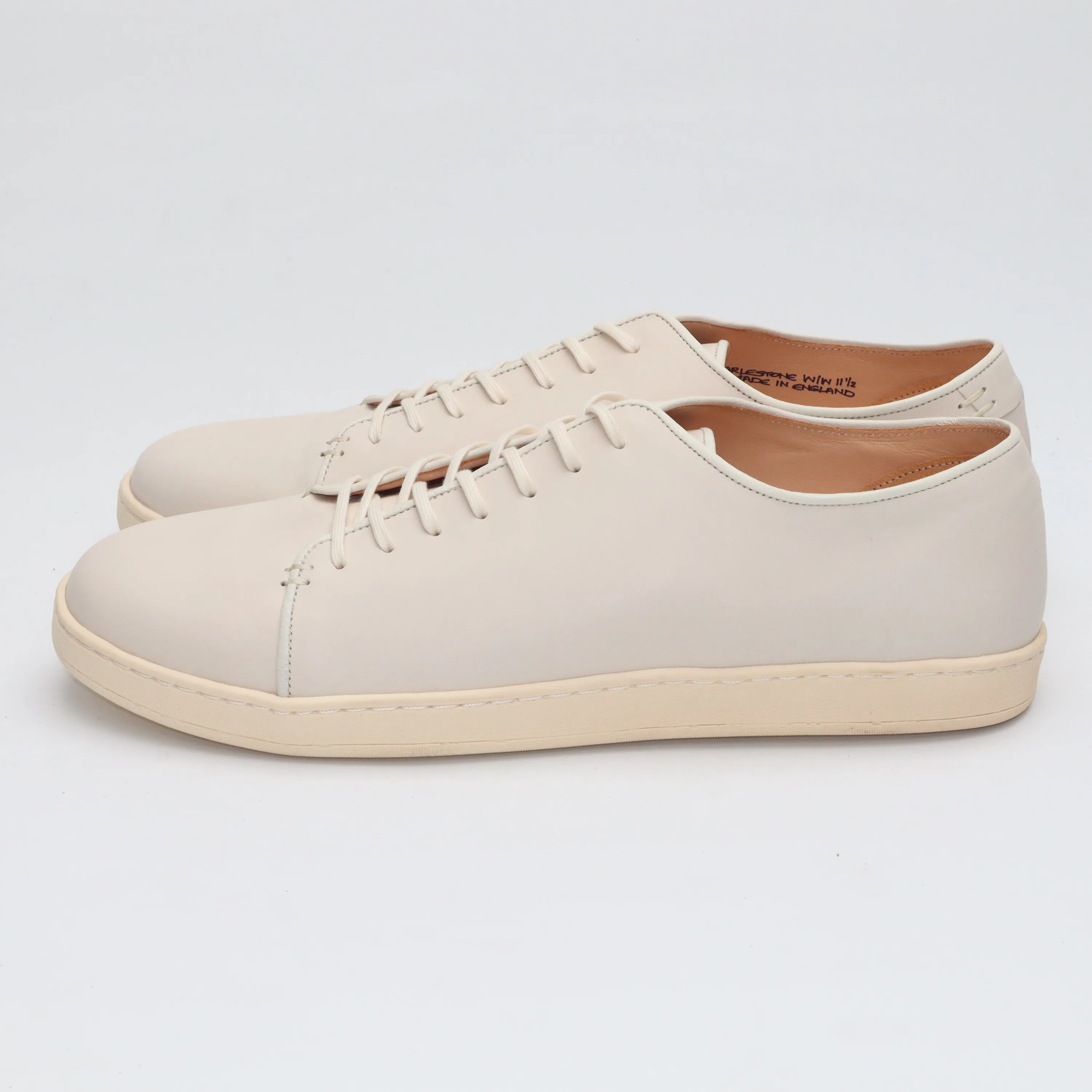 Harlestone Derby - Off White Veg Tan Calf - SRE2 84 sold by Crown Northampton product image thumbnail 2