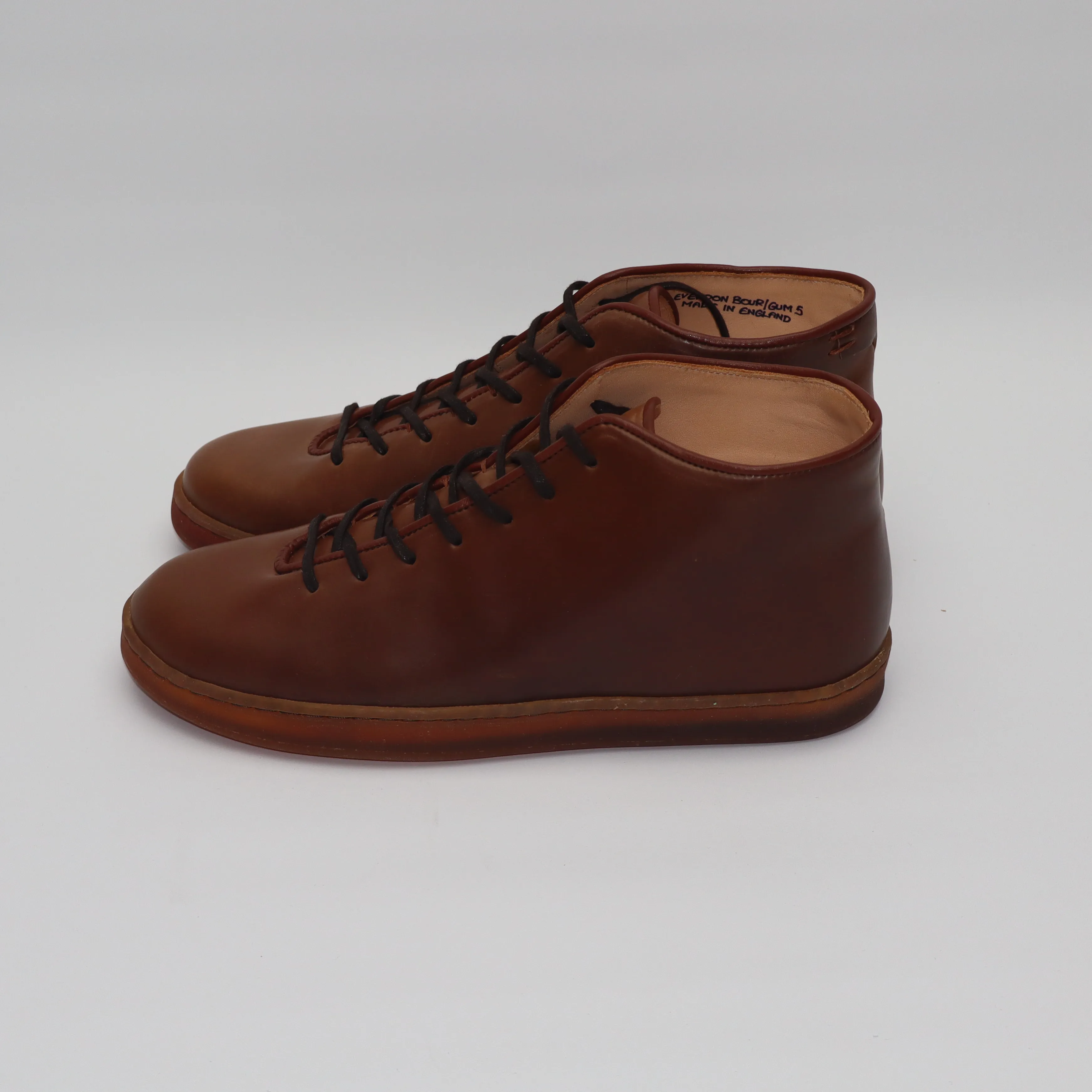 Everdon Wholecut Mid - Horween Bourbon Shell Cordovan - SRE2 80 sold by Crown Northampton product image thumbnail 2